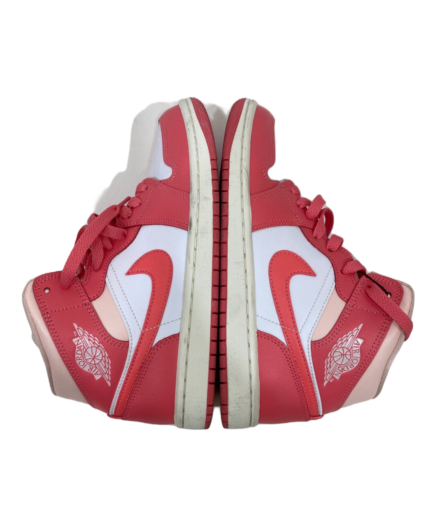 中古・古着通販】NIKE (ナイキ) WMNS AIR JORDAN 1 MID ピンク サイズ