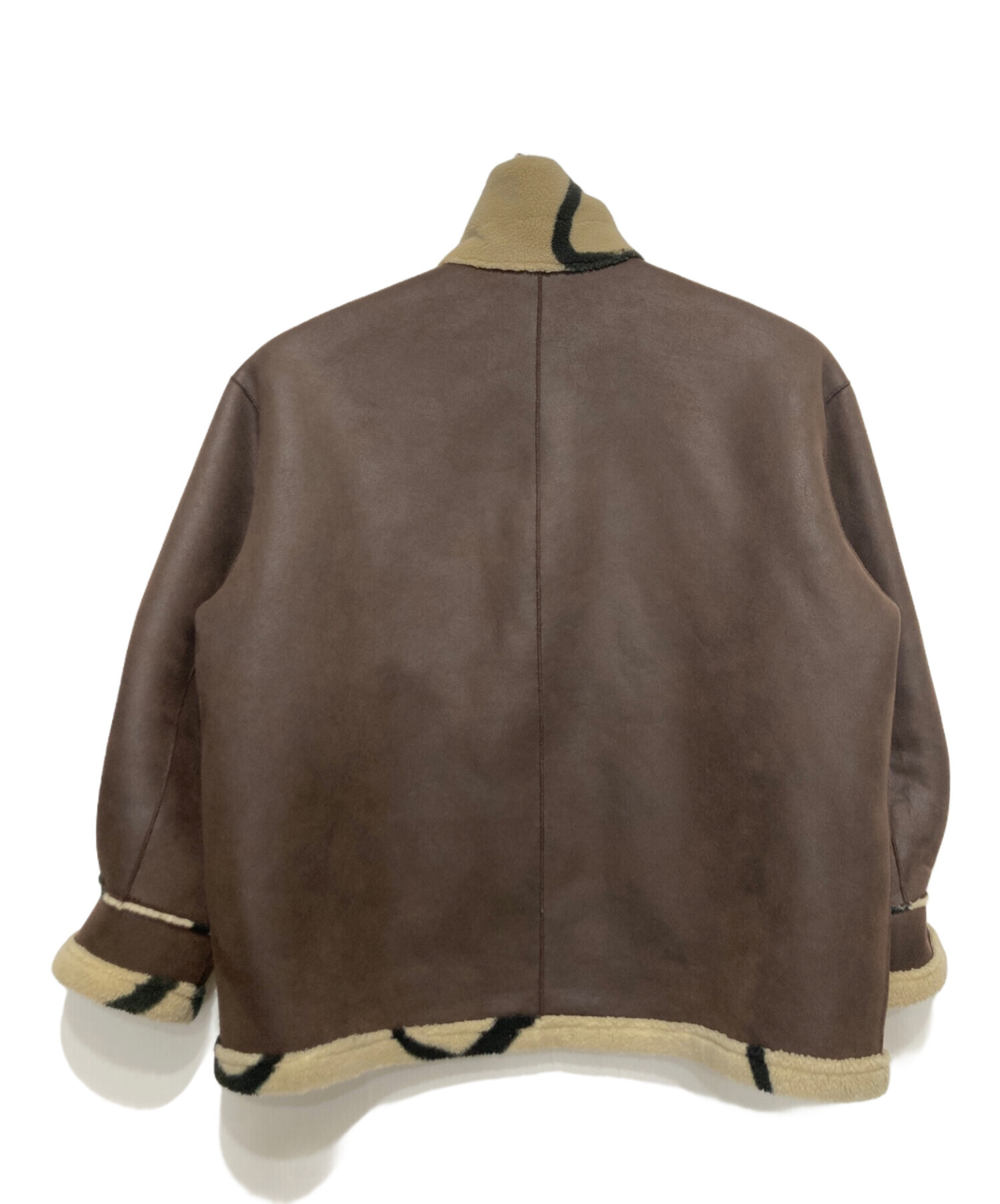 中古・古着通販】Ameri (アメリ) 2WAY REVERSIBLE BOA JACKET ベージュ