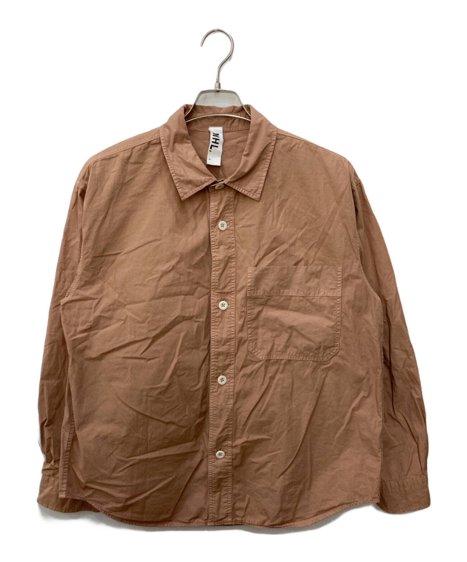 中古・古着通販】MHL (エムエイチエル) COMPACT COTTON POPLIN Shirt
