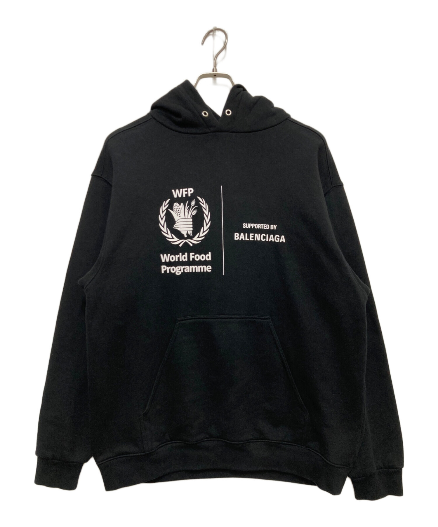 中古・古着通販】BALENCIAGA (バレンシアガ) WFPパーカー ブラック