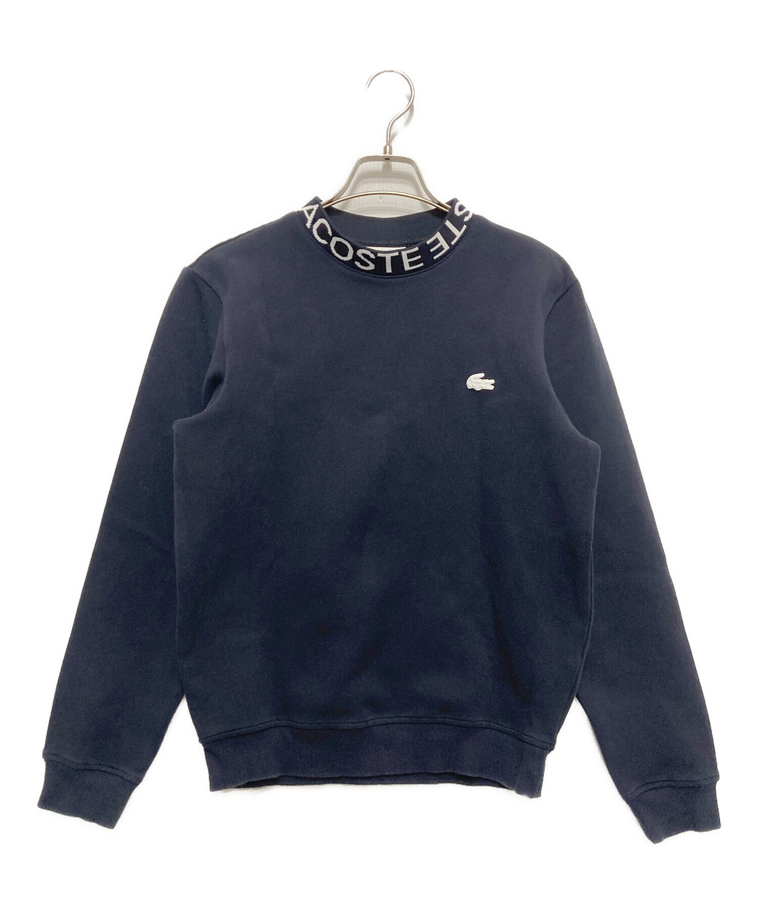 中古・古着通販】LACOSTE (ラコステ) クルーネックスウェット ネイビー 