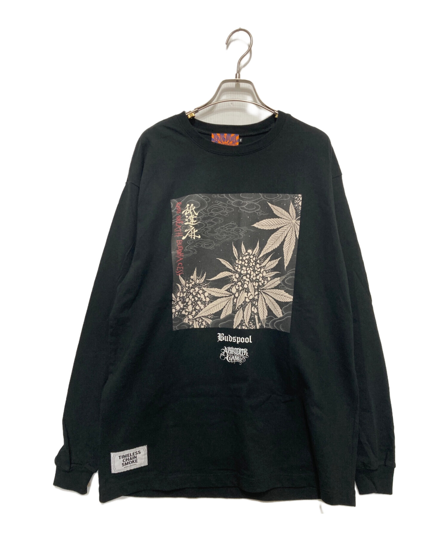 GODBREATH BUDDHACESS L/S TEE 舐達麻 Lサイズ GODBREATH BUDDHACESS 