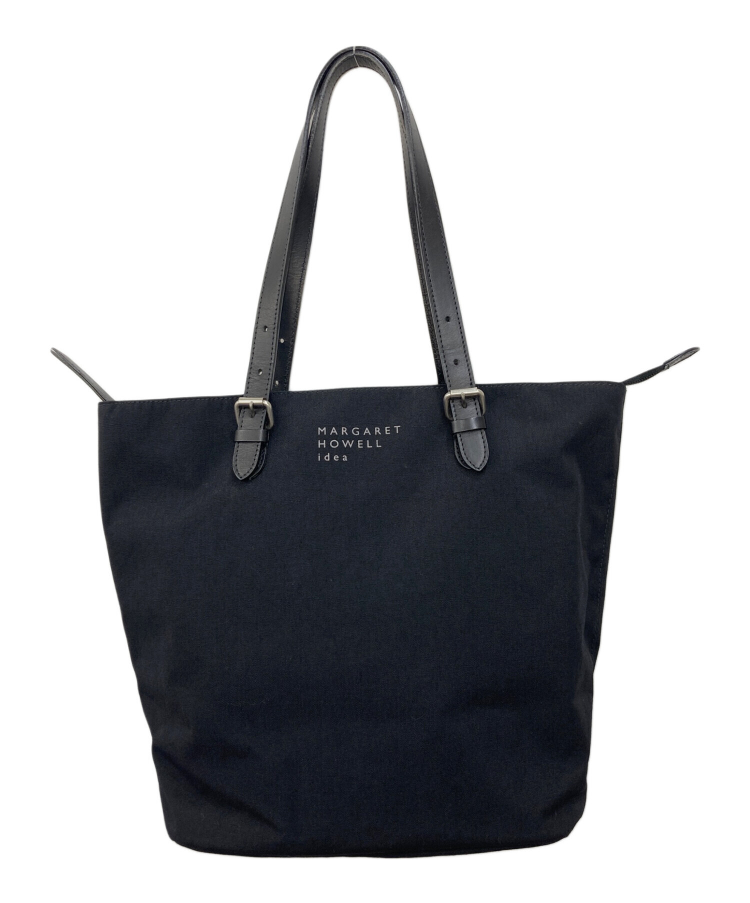 MARGARET HOWELL idea トートバッグ　ロシェリ　ブラック 中古・古着通販】MARGARET HOWELL idea (マーガレット ハウエル
