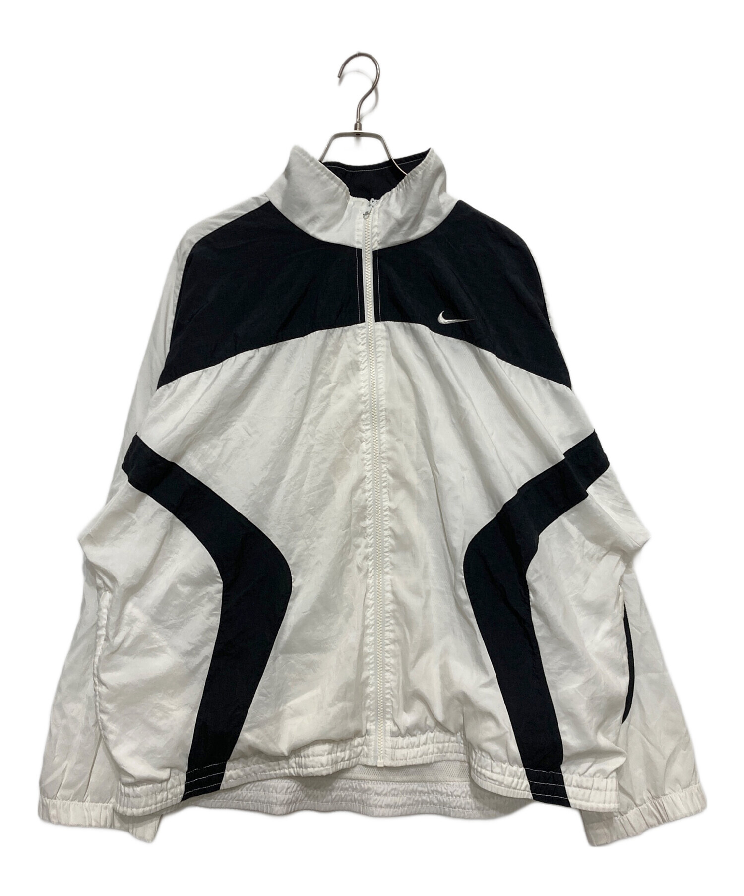 中古・古着通販】NIKE (ナイキ) ナイロンジャケット ホワイト サイズ 