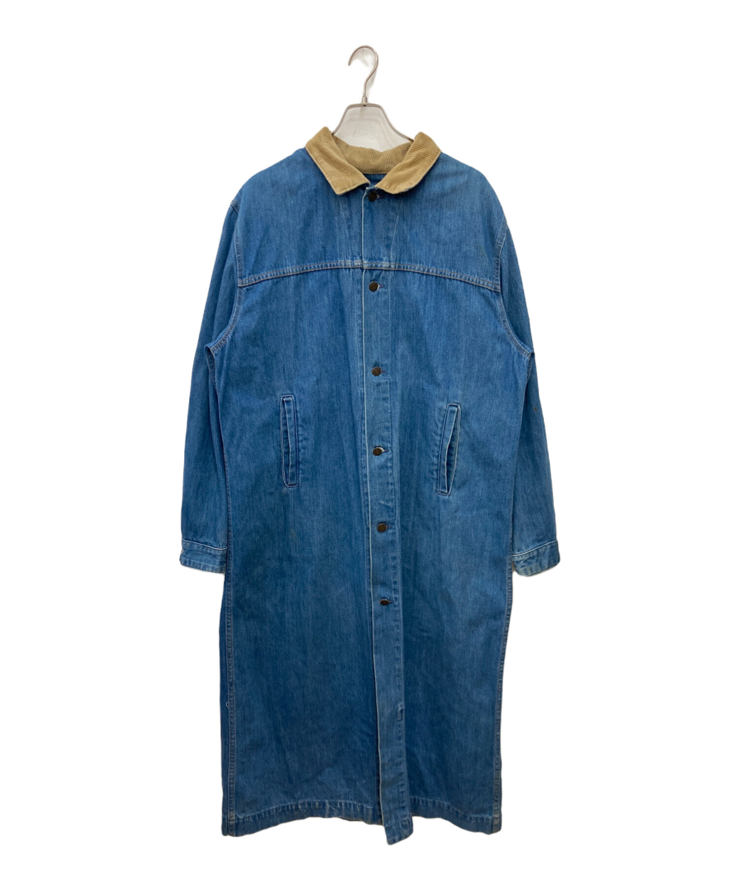 45R　インディゴ　デニムコート　コーデュロイ襟　サイズ2古着 中古・古着通販】LEVI'S (リーバイス) デニムコート インディゴ サイズ