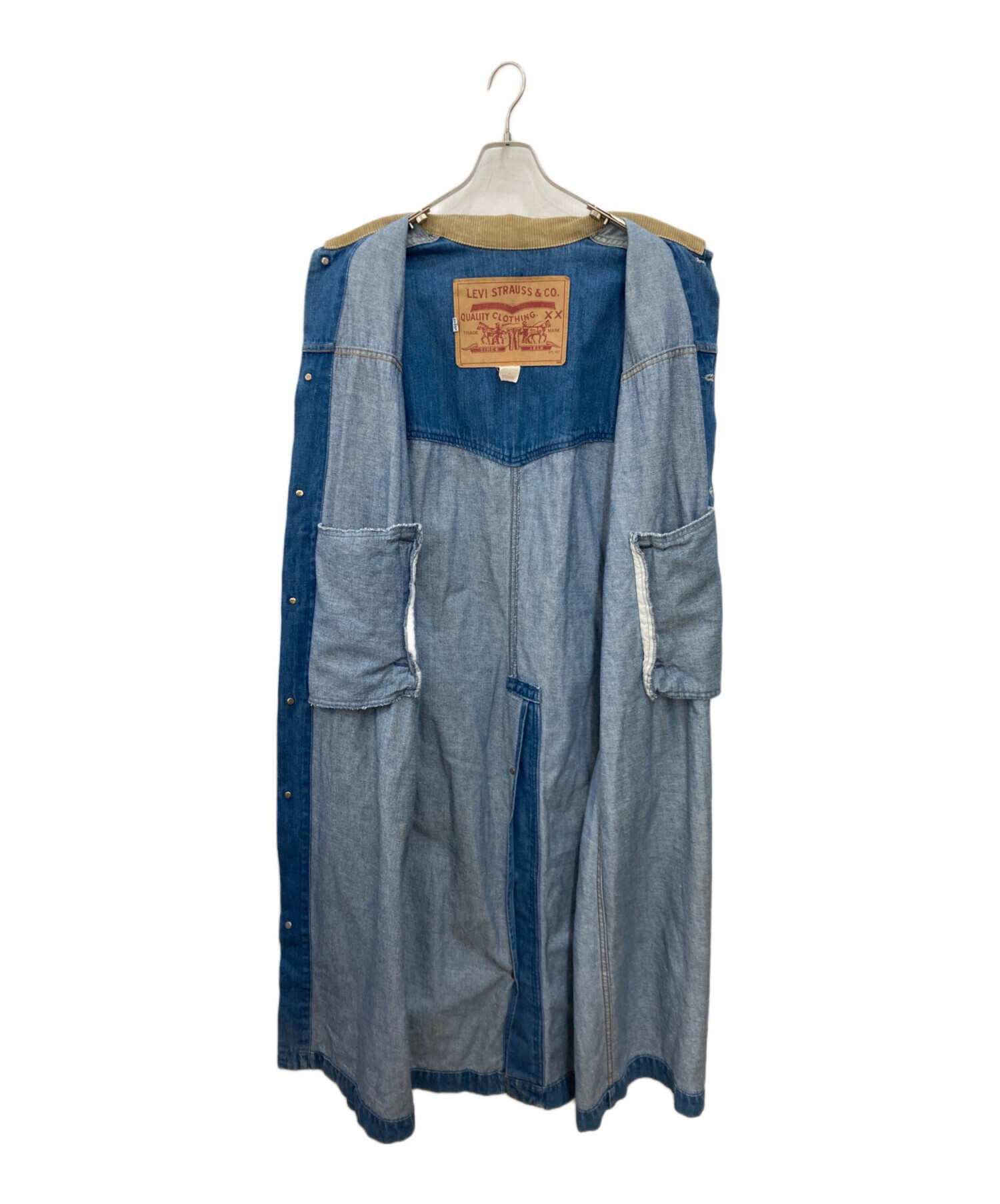 中古・古着通販】LEVI'S (リーバイス) デニムコート インディゴ サイズ