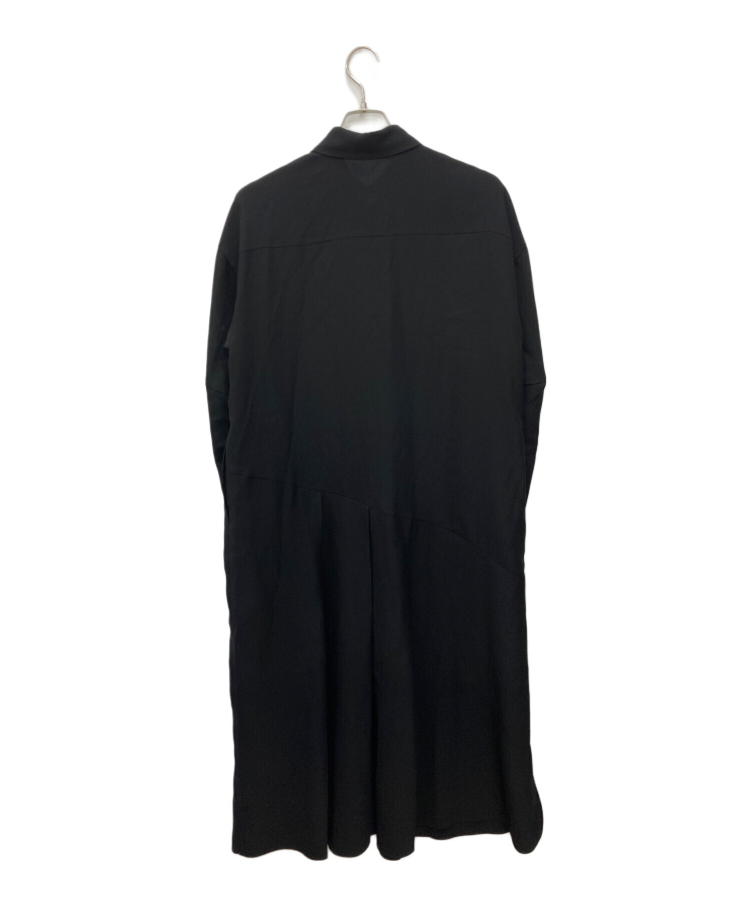 中古・古着通販】ENFOLD (エンフォルド) SHIRT DRESS ブラック サイズ