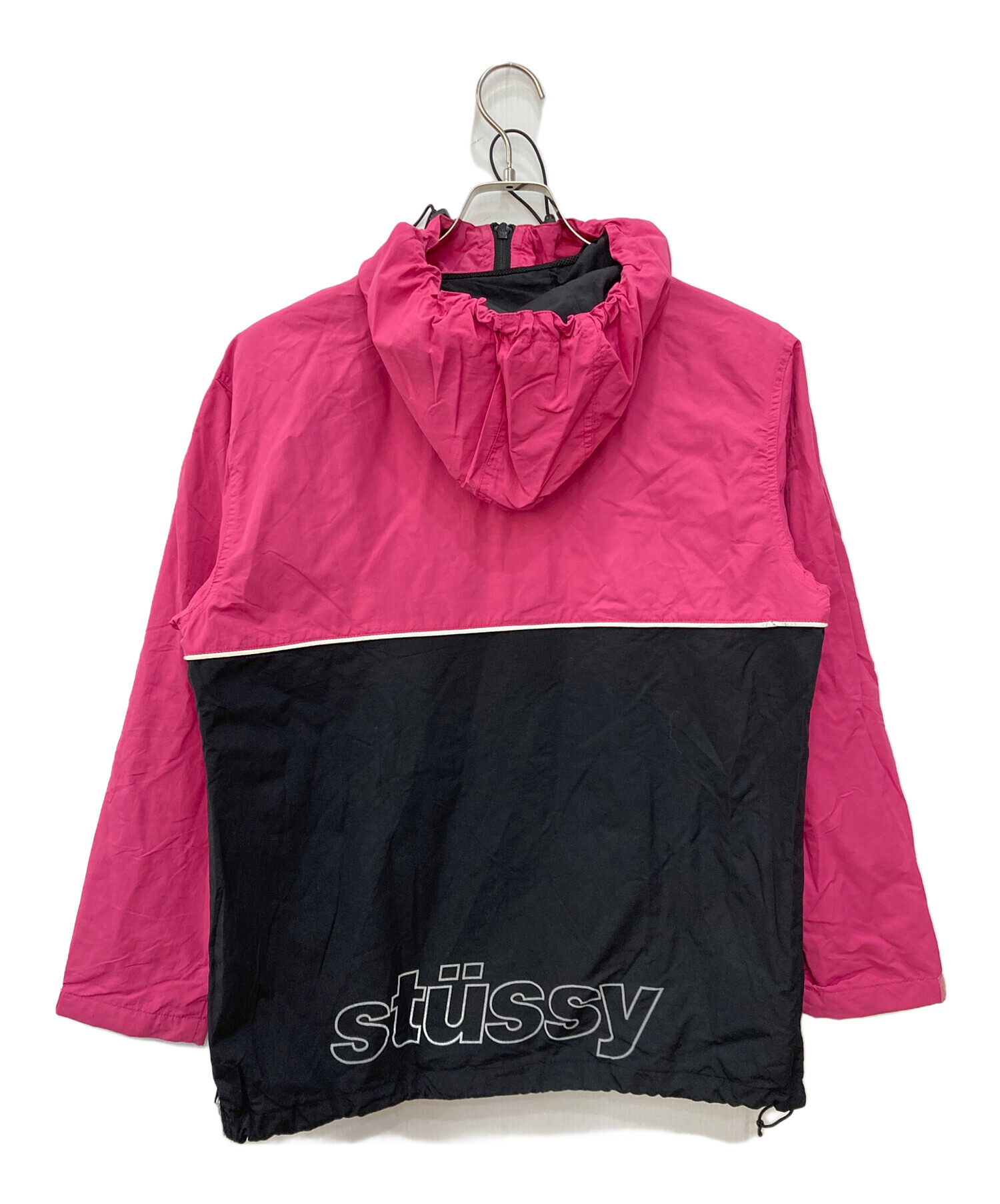 中古・古着通販】stussy (ステューシー) アノラックパーカー ブラック