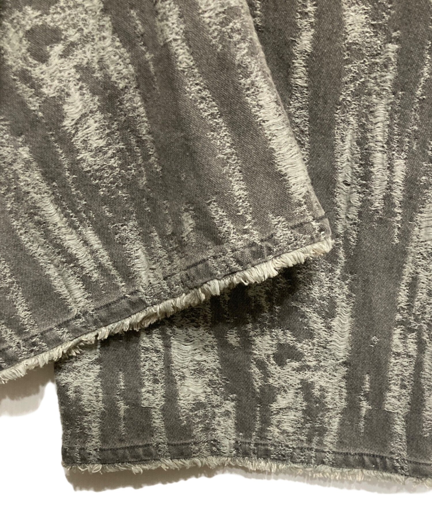 中古・古着通販】HARE (ハレ) SHADOW FADE デニムパンツ グレー サイズ 