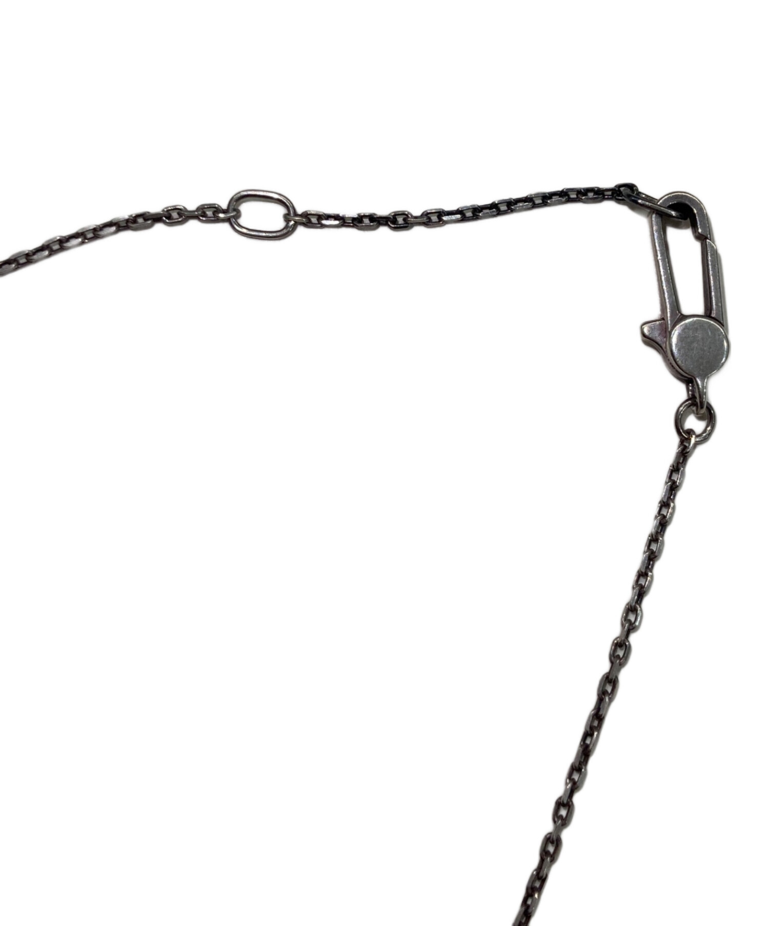 中古・古着通販】GUCCI (グッチ) スクエアプレートネックレス シルバー