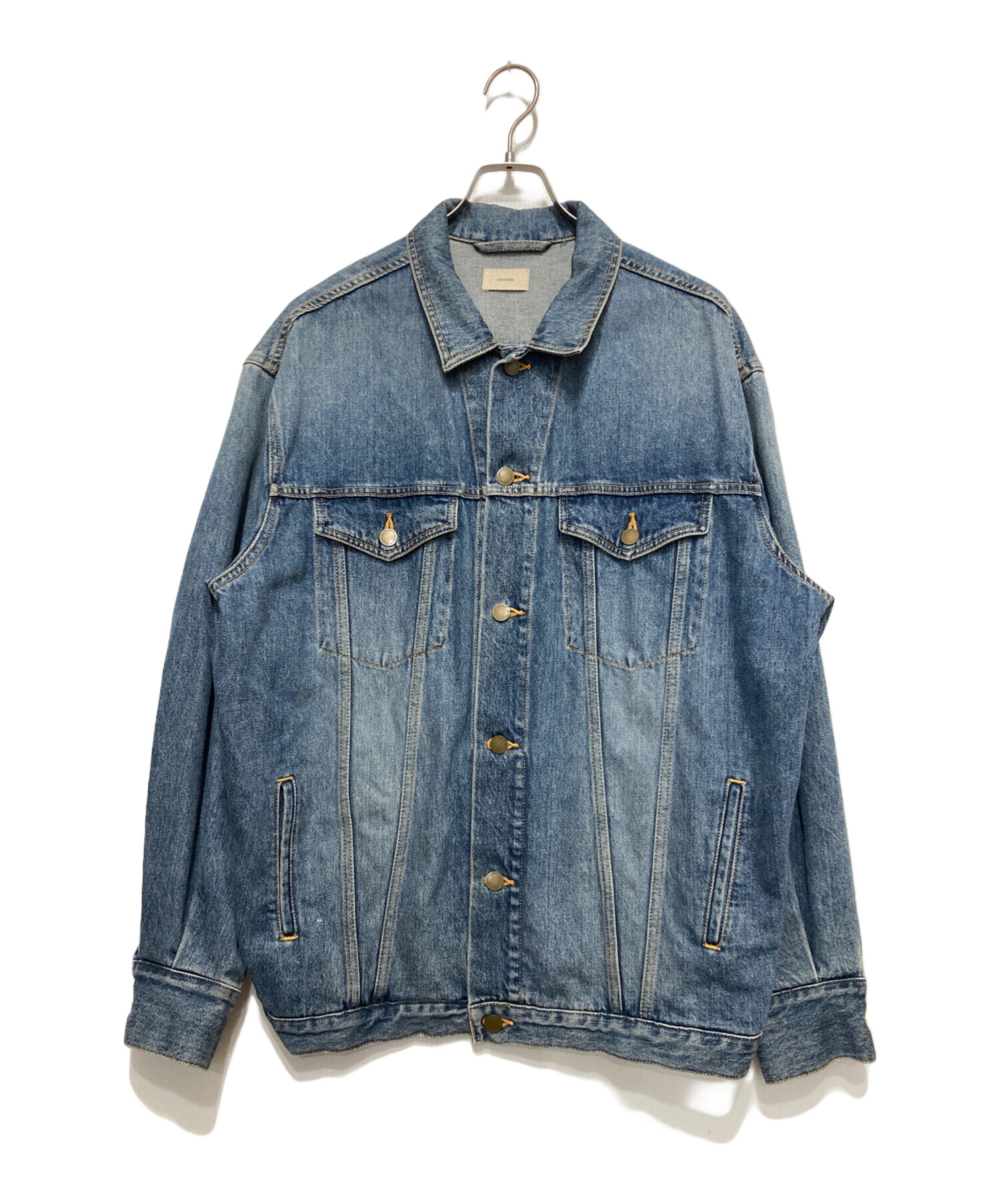 中古・古着通販】CREDONA (クレドナ) ルーズGジャン ブルー サイズ 