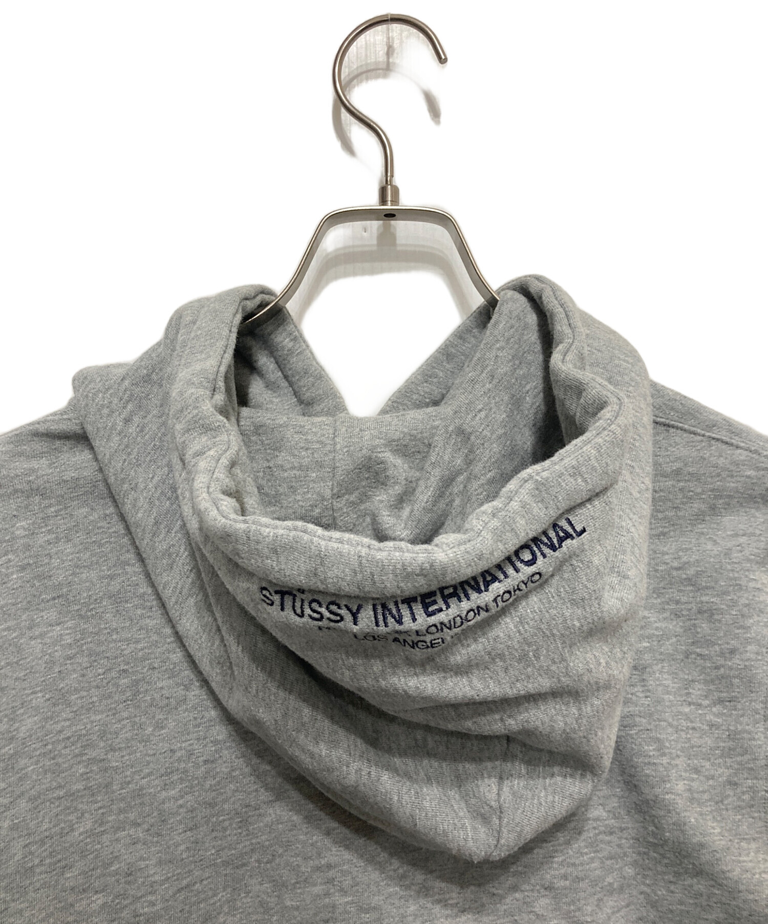 中古・古着通販】stussy (ステューシー) ロゴ刺繍プルオーバーパーカー