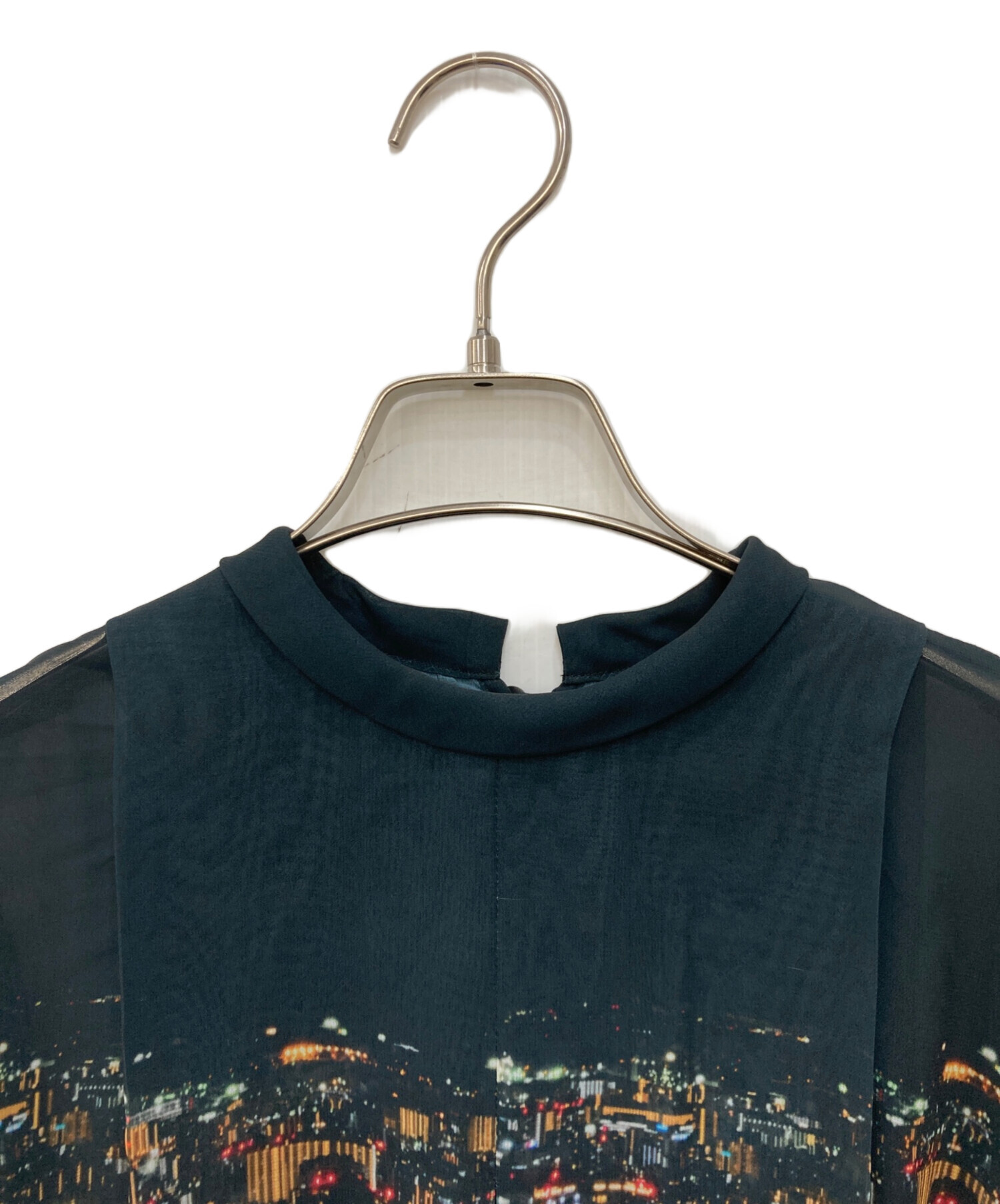 【美品】  TELMA / テルマ | 2023AW | Printed Tuck Shirt シャツ ブラウス | 36 | ブラック | レディース 美品】 TELMA / テルマ | 2023AW | Printed Tuck Shirt シャツ