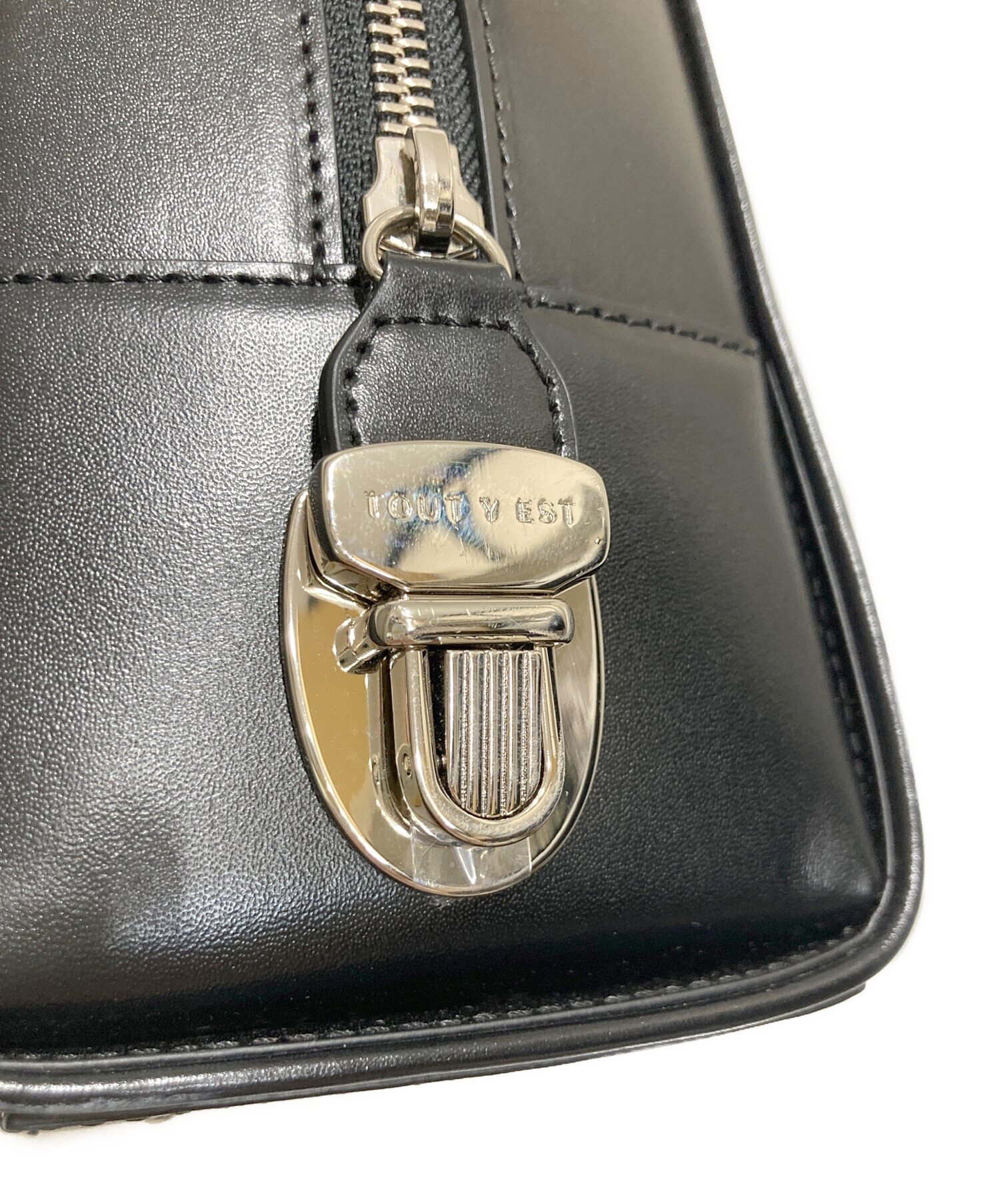 中古・古着通販】TOUT Y EST (トゥティエ) SAC LOQUET SMALL ブラック 