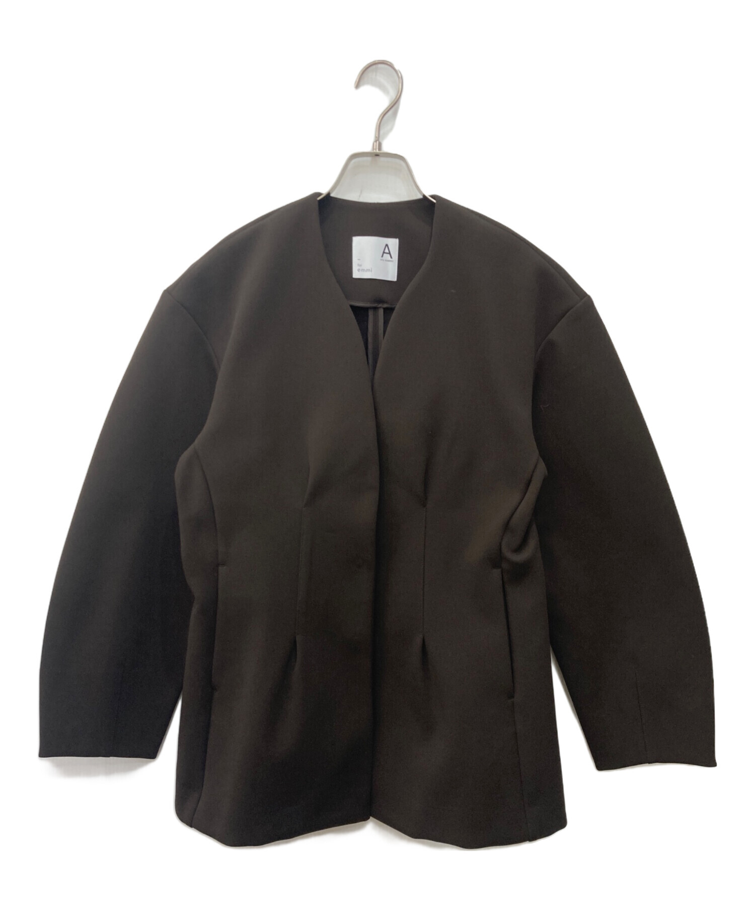 中古・古着通販】emmi (エミ) コンフォートジャケット ブラウン サイズ 