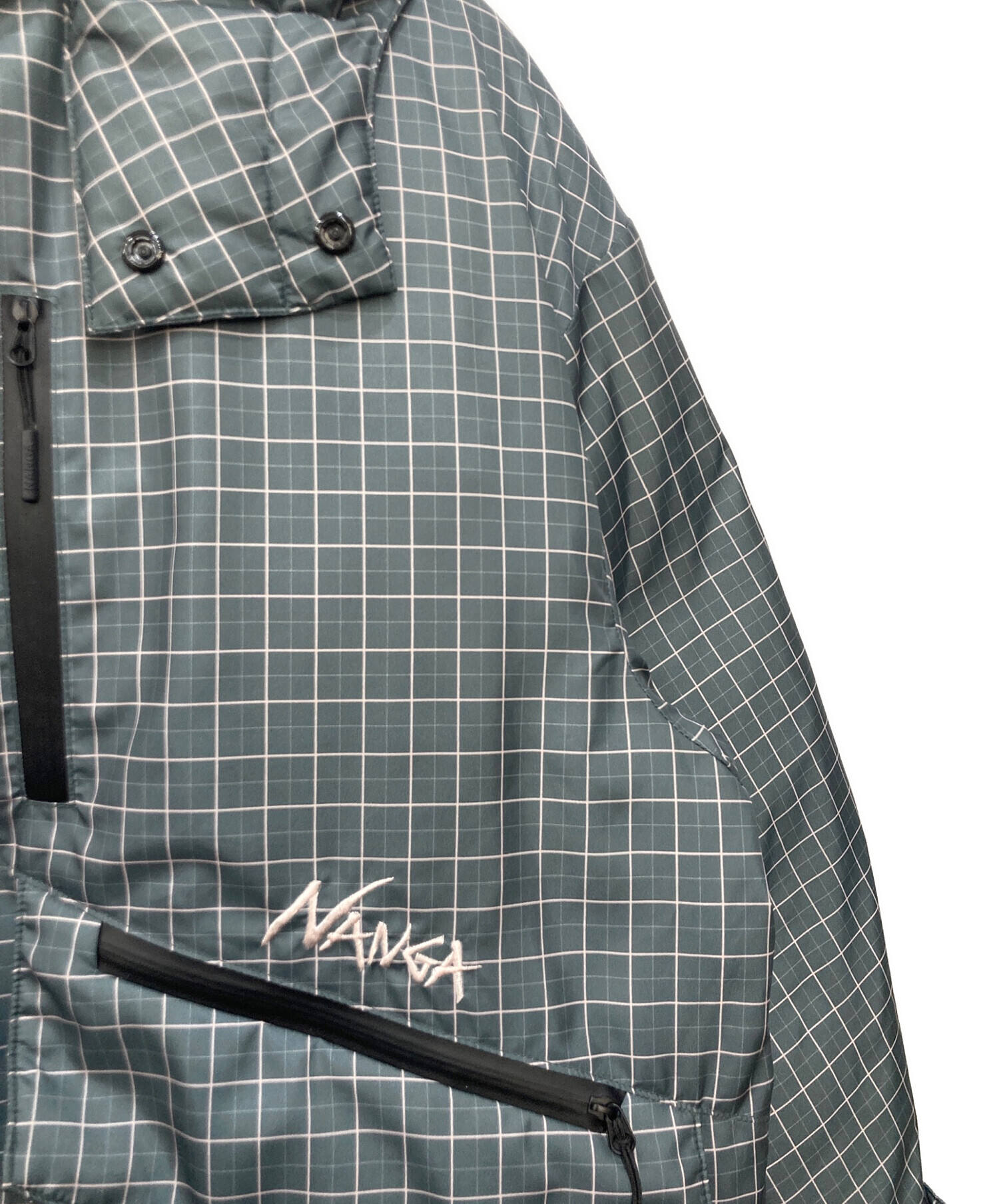 NANGA × Ameri POCKET CHECK DOWN COAT NANGA（ナンガ）の「NANGA × Ameri POCKET DOWN COAT（ダウン