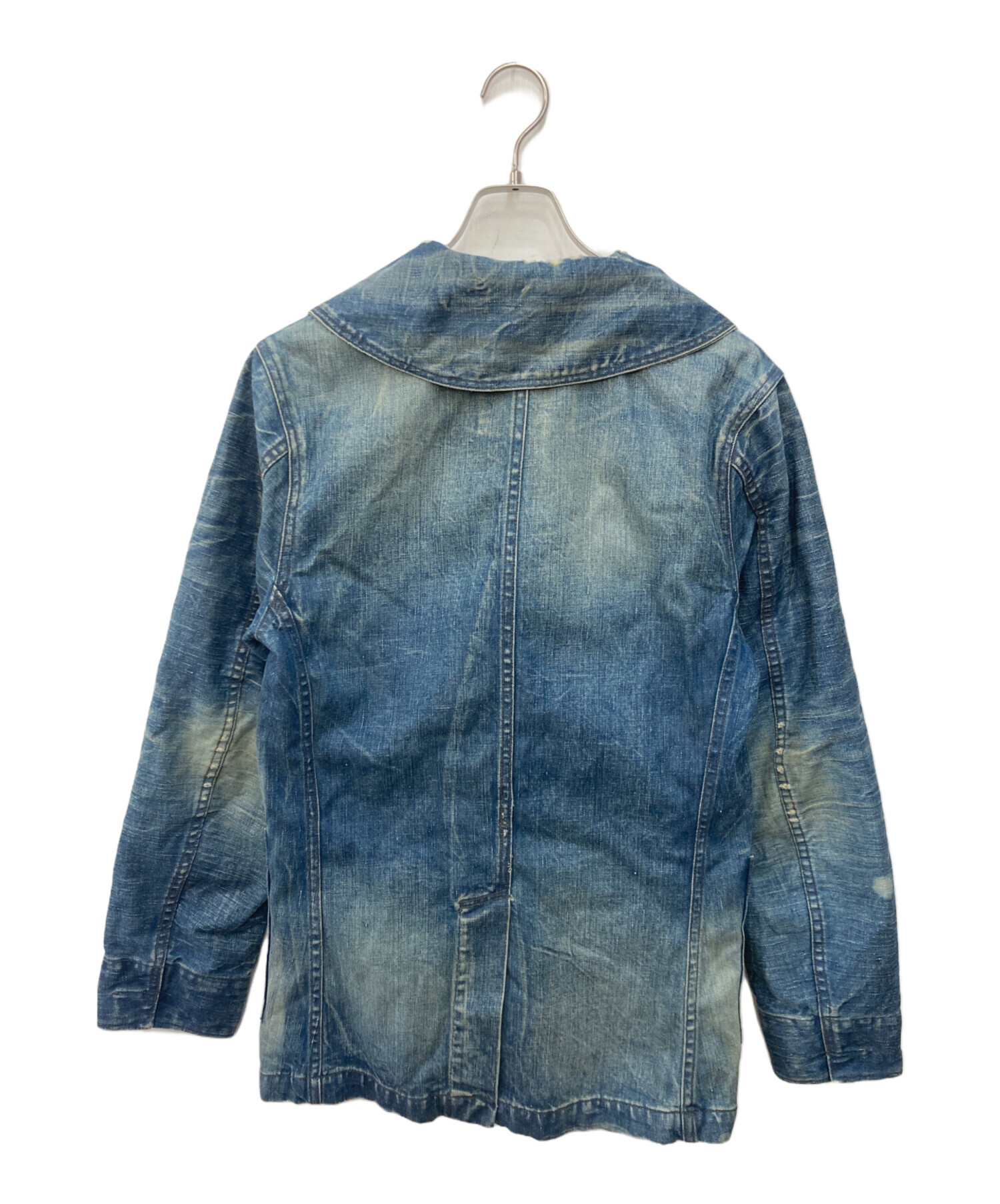 中古・古着通販】RRL (ダブルアールエル) ヘチマ衿デニムPコート
