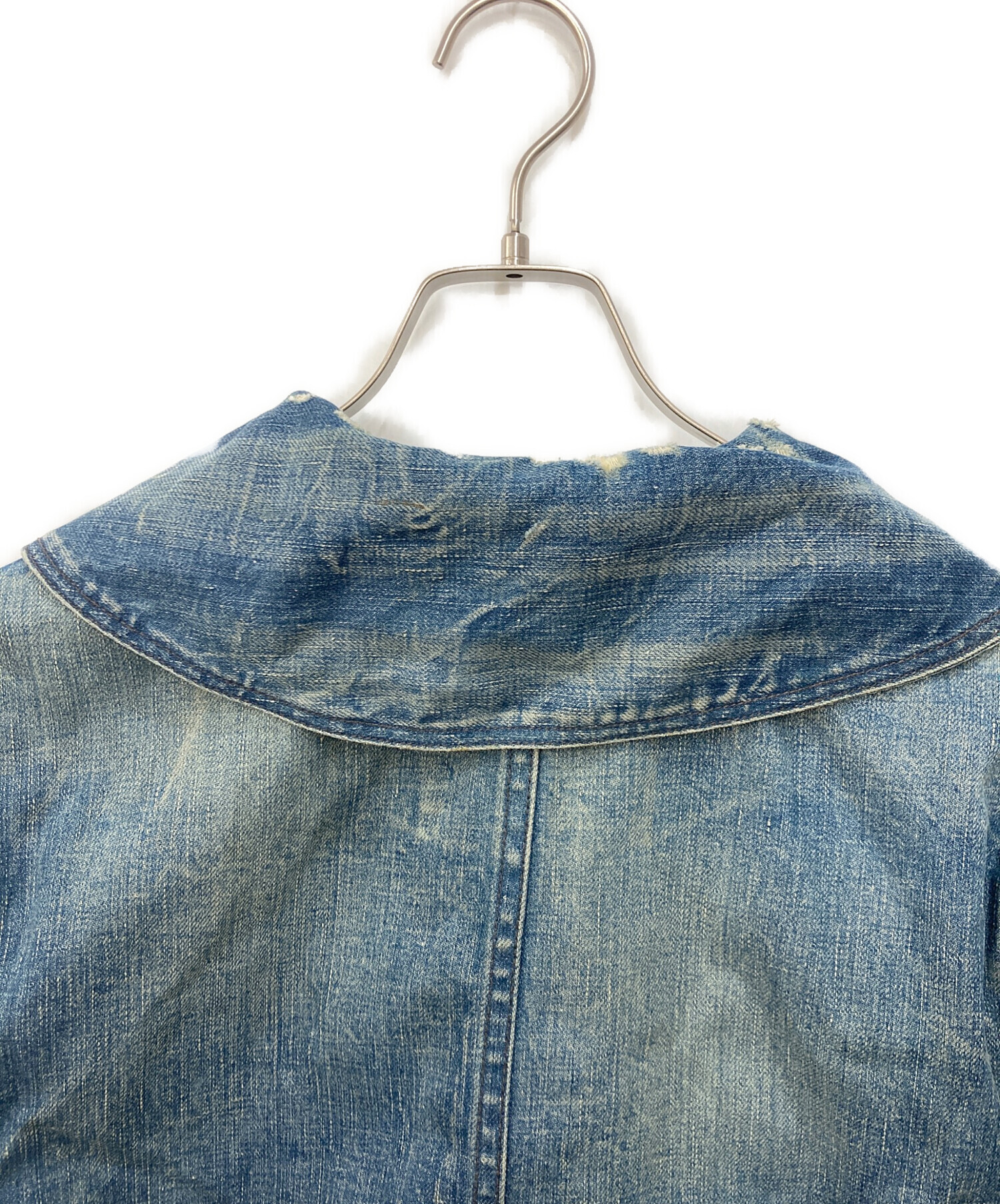中古・古着通販】RRL (ダブルアールエル) ヘチマ衿デニムPコート