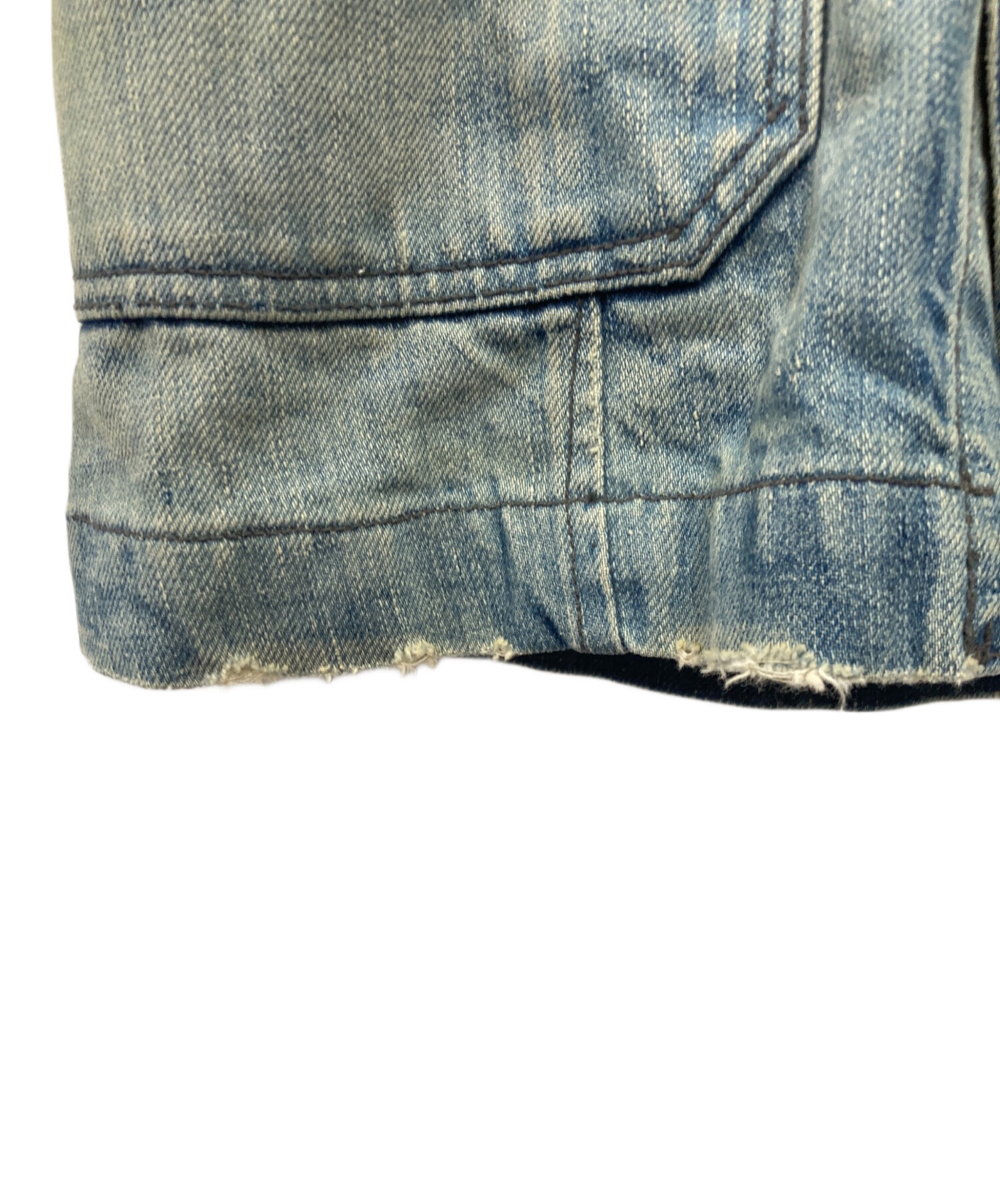 中古・古着通販】RRL (ダブルアールエル) ヘチマ衿デニムPコート