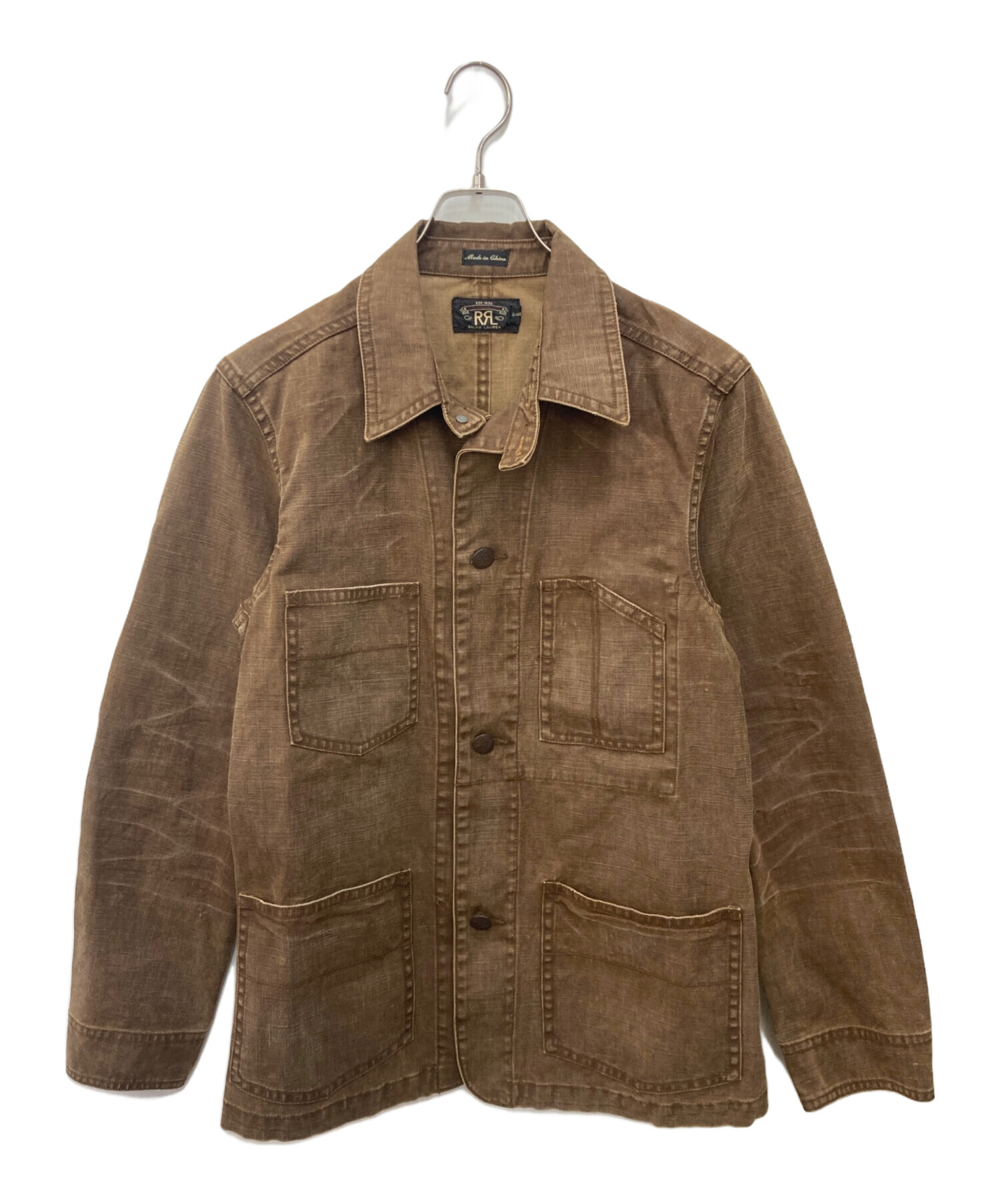 中古・古着通販】RRL (ダブルアールエル) Brown Duck Coverall JACKET