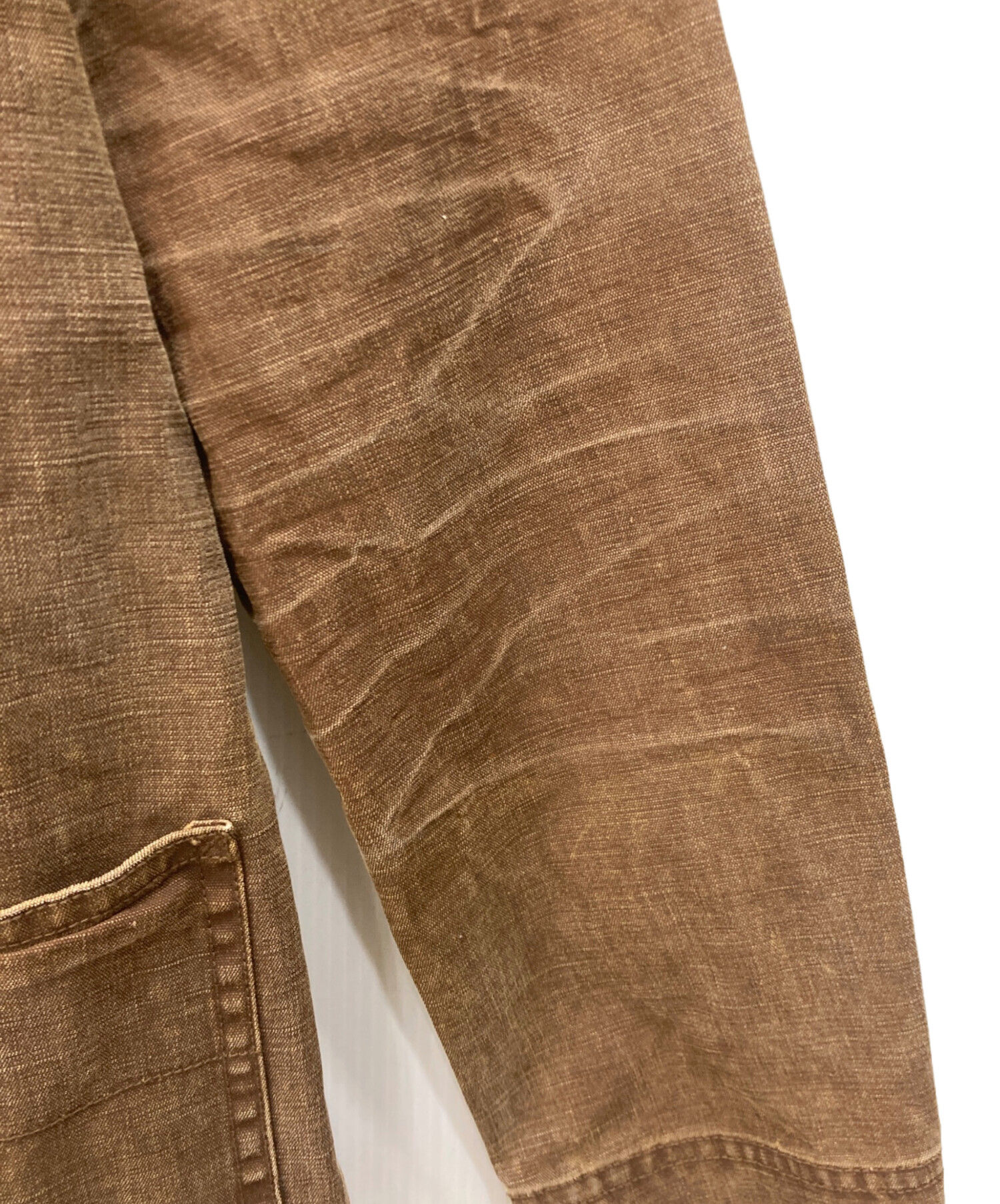 中古・古着通販】RRL (ダブルアールエル) Brown Duck Coverall JACKET