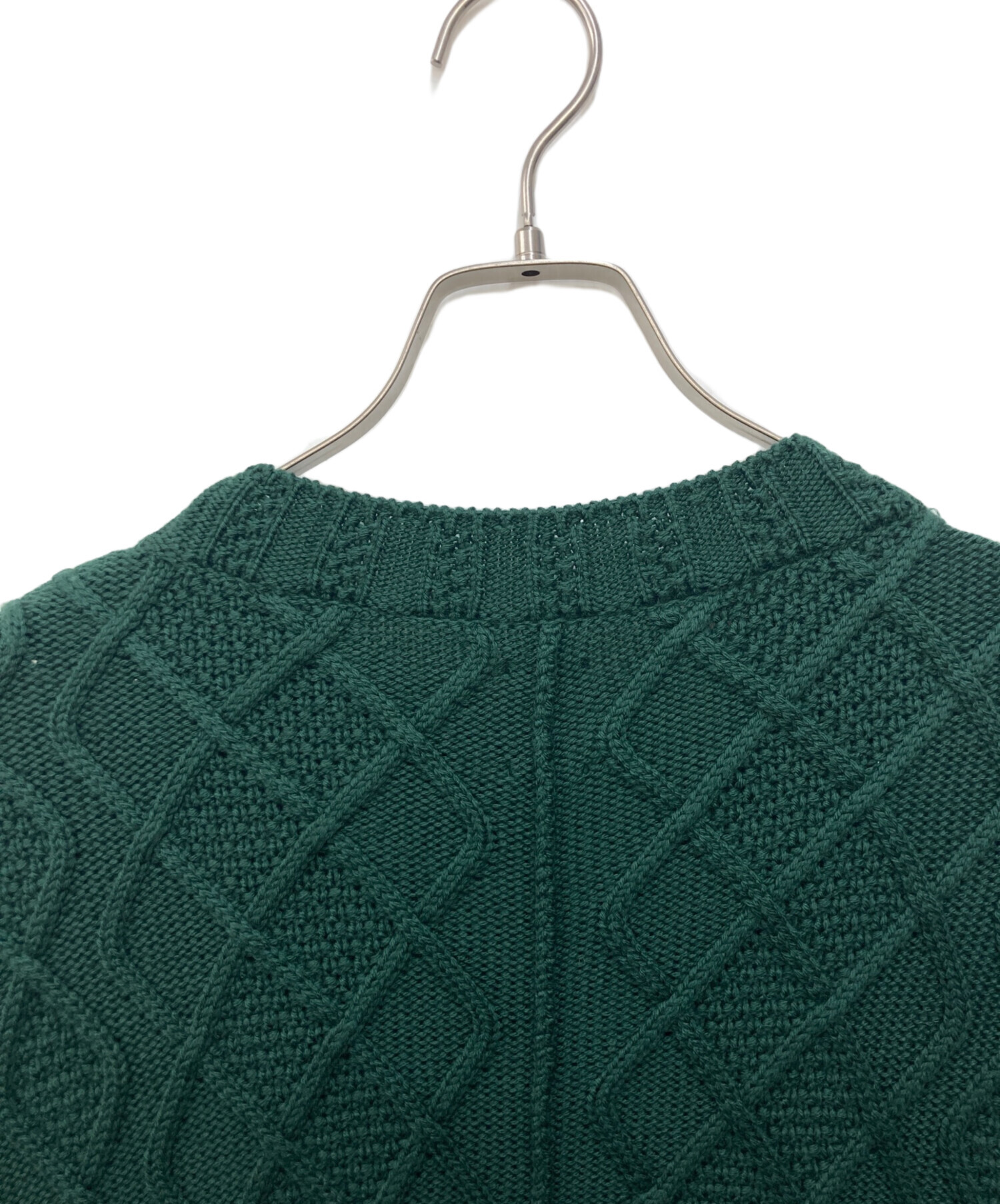 中古・古着通販】BATONER (バトナ―) SIGNATURE CABLE CREW NECK 