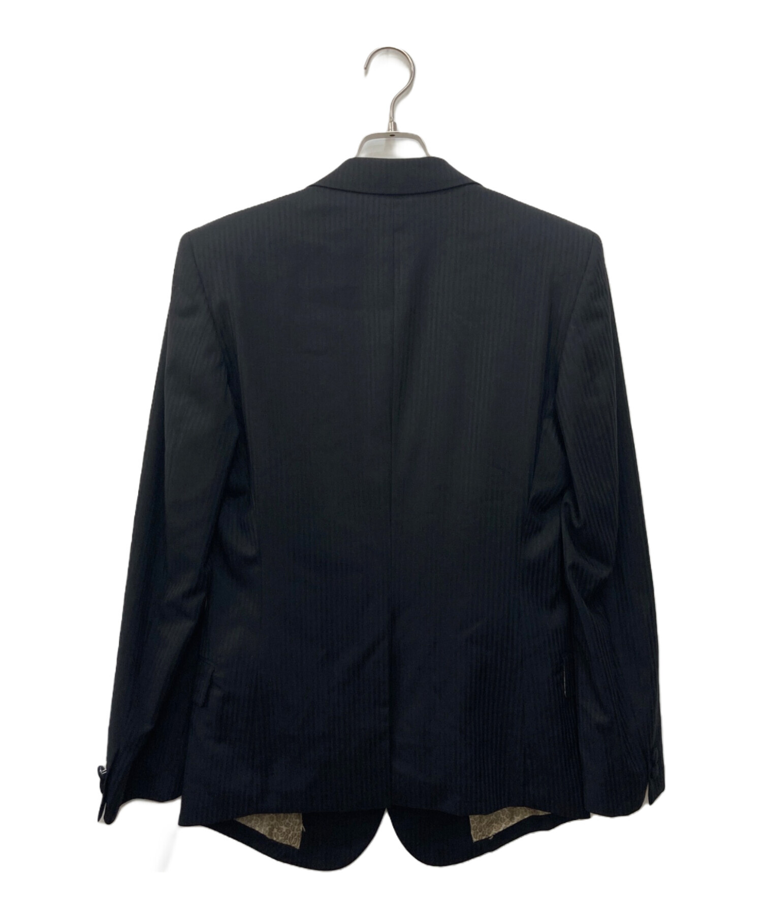 BACK BONE THE BASIS スリーピーススーツ 中古・古着通販】BACK BONE (バックボーン) 3ピーススーツ ブラック