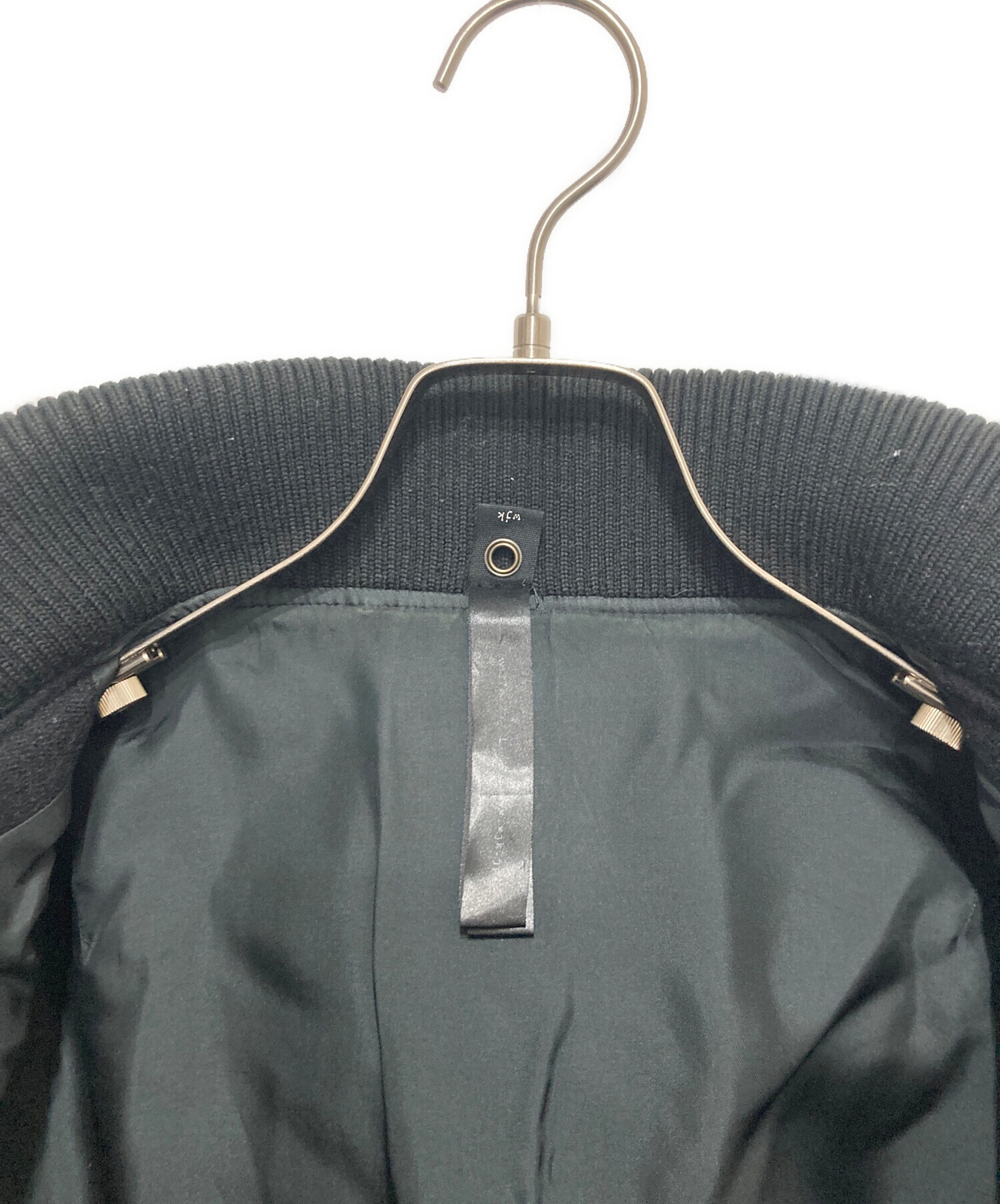 中古・古着通販】wjk (ダブルジェイケー) レザー切替スタジャン 