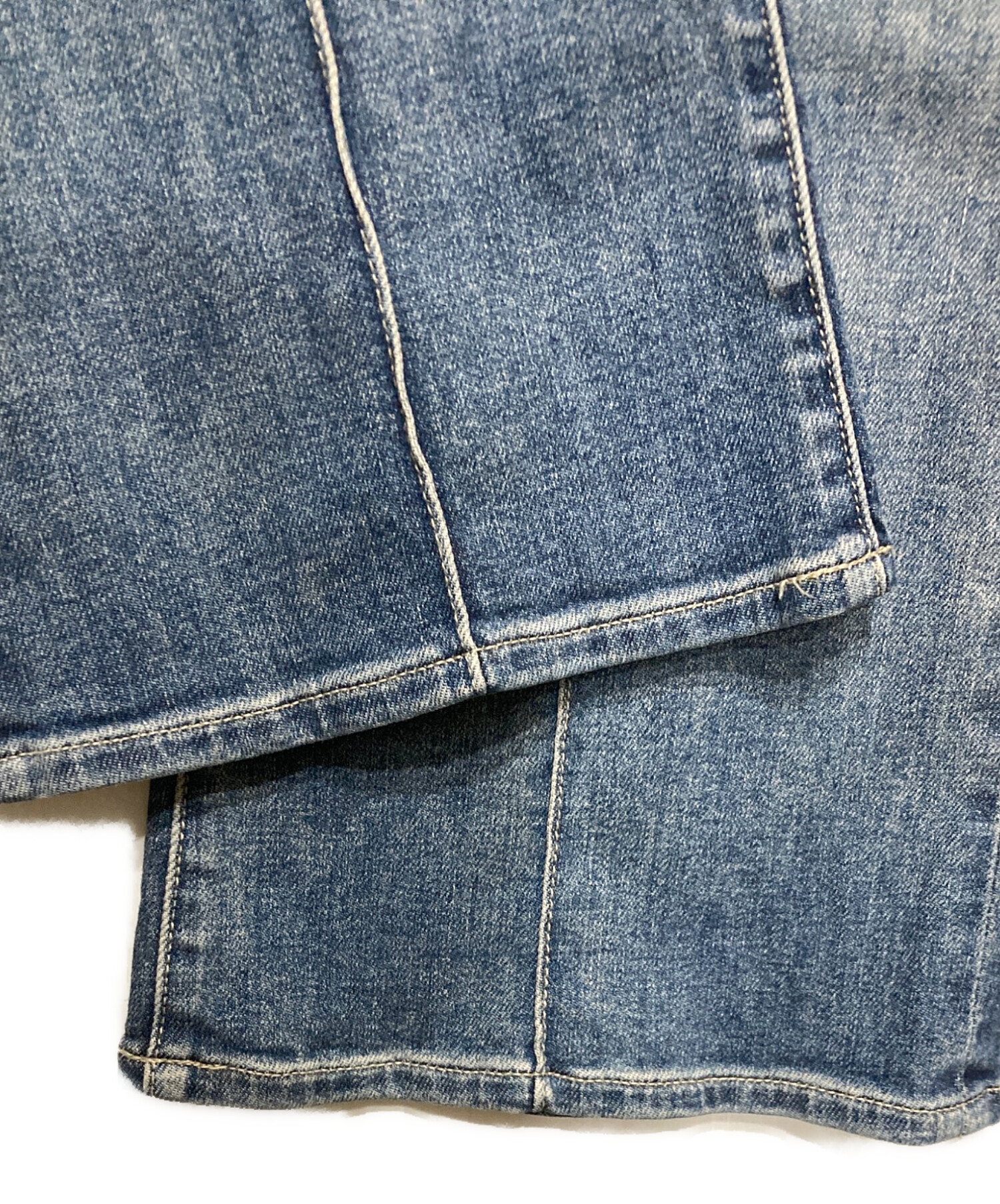 中古・古着通販】GYDA (ジェイダ) BACKリボンデニムロンパース
