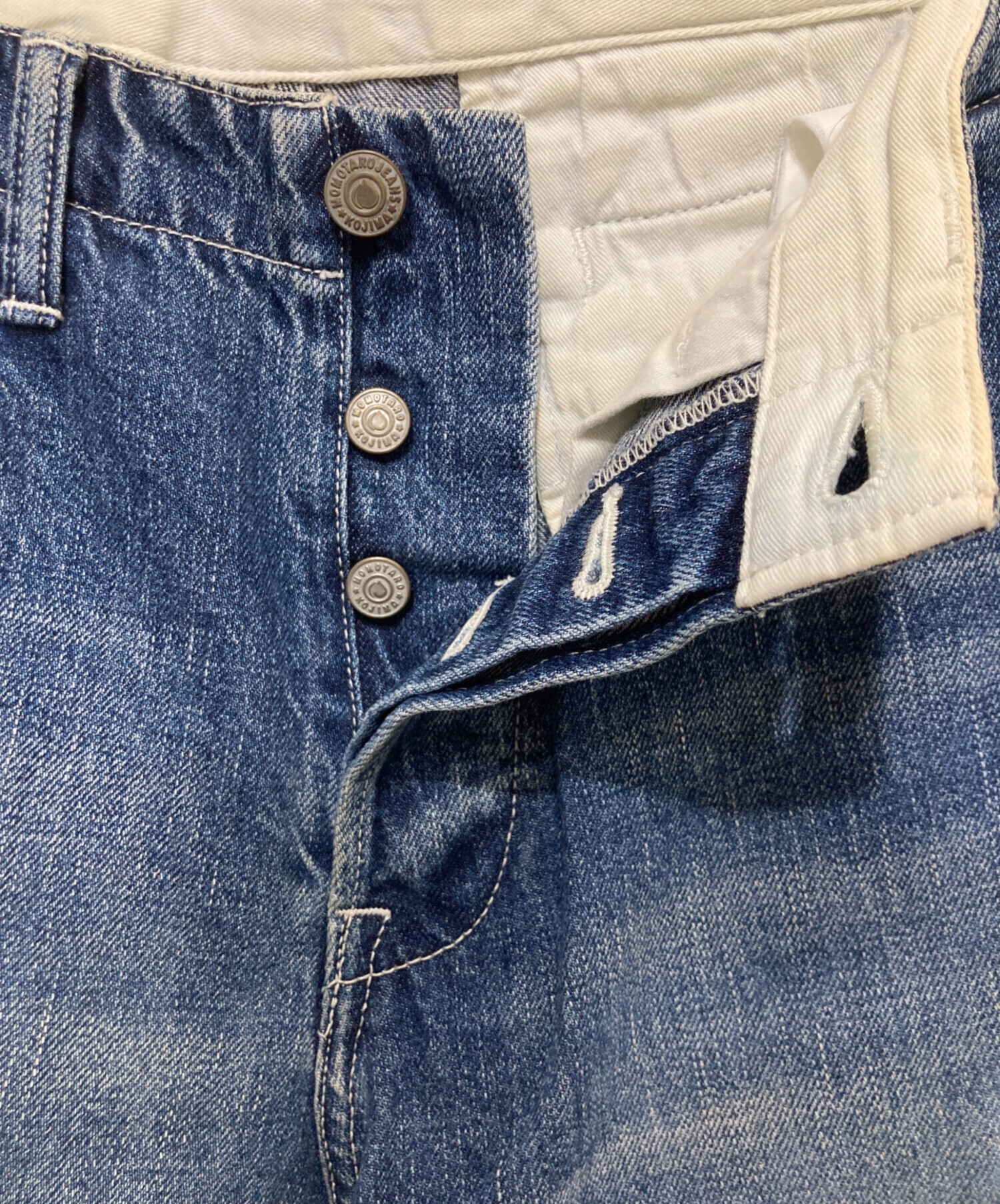 中古・古着通販】MOMOTARO JEANS (桃太郎ジーンズ) デニムカーゴパンツ