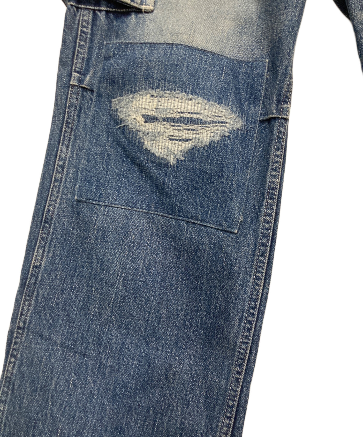 中古・古着通販】MOMOTARO JEANS (桃太郎ジーンズ) デニムカーゴパンツ