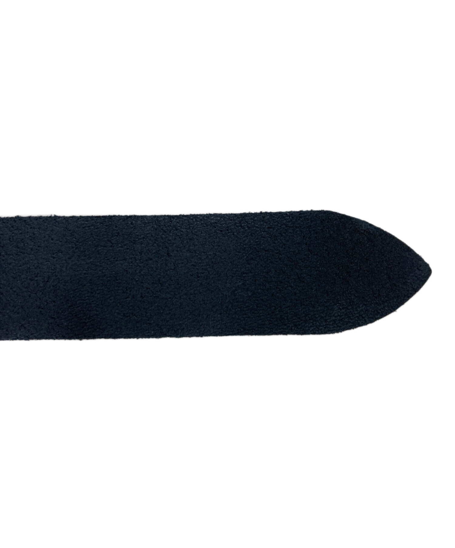 中古・古着通販】SEA (シー) BIG HEART SUEDE BELT ブラック 未使用品