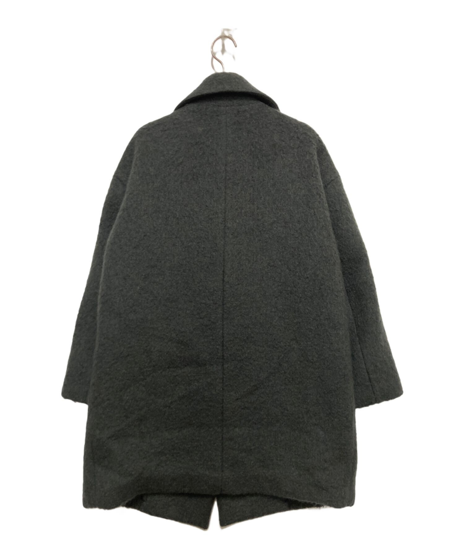 中古・古着通販】IENA (イエナ) ウールモヘヤシャギーコート グレー