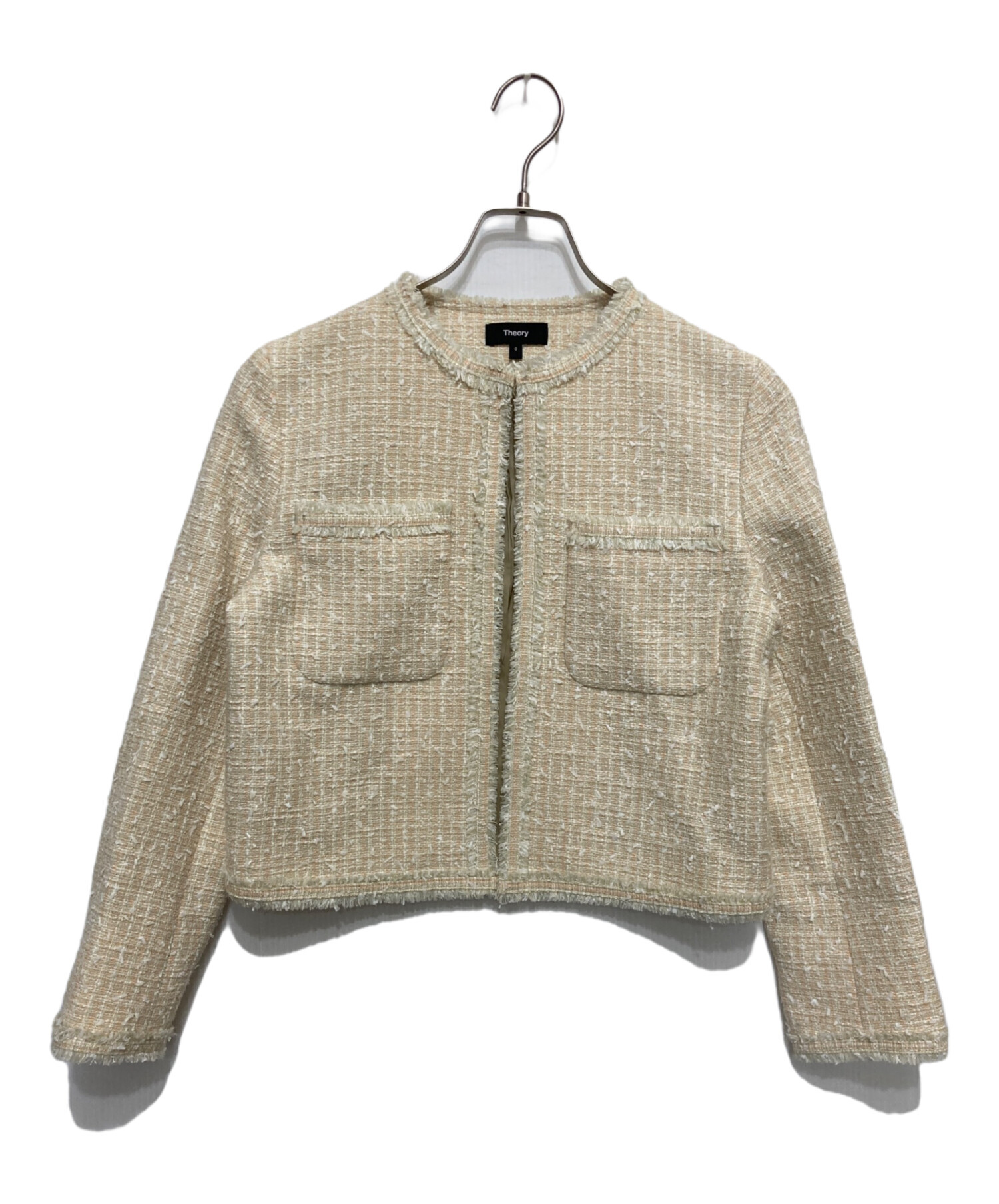 中古・古着通販】theory (セオリー) CROPPED JKT LIBERTY TWEED ノー