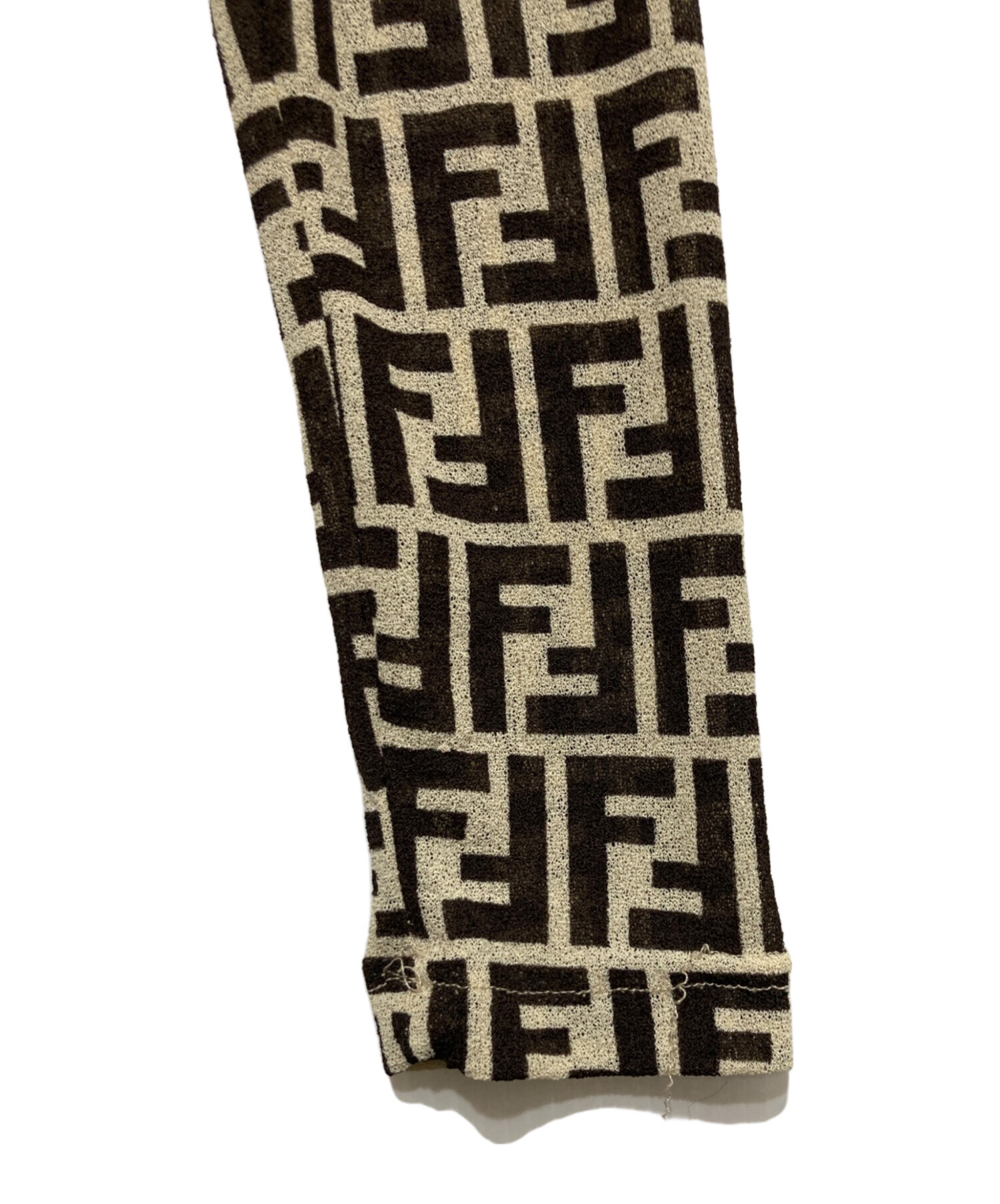 中古・古着通販】FENDI (フェンディ) ズッカ柄総柄シャツ ベージュ