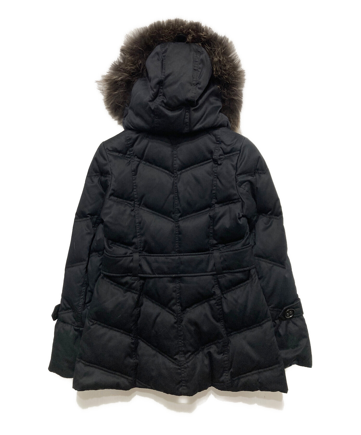 【中古王様ありがとうございます】BURBERRY インナーダウン コート 黒 中古・古着通販】BURBERRY LONDON (バーバリーロンドン) ダウンコート