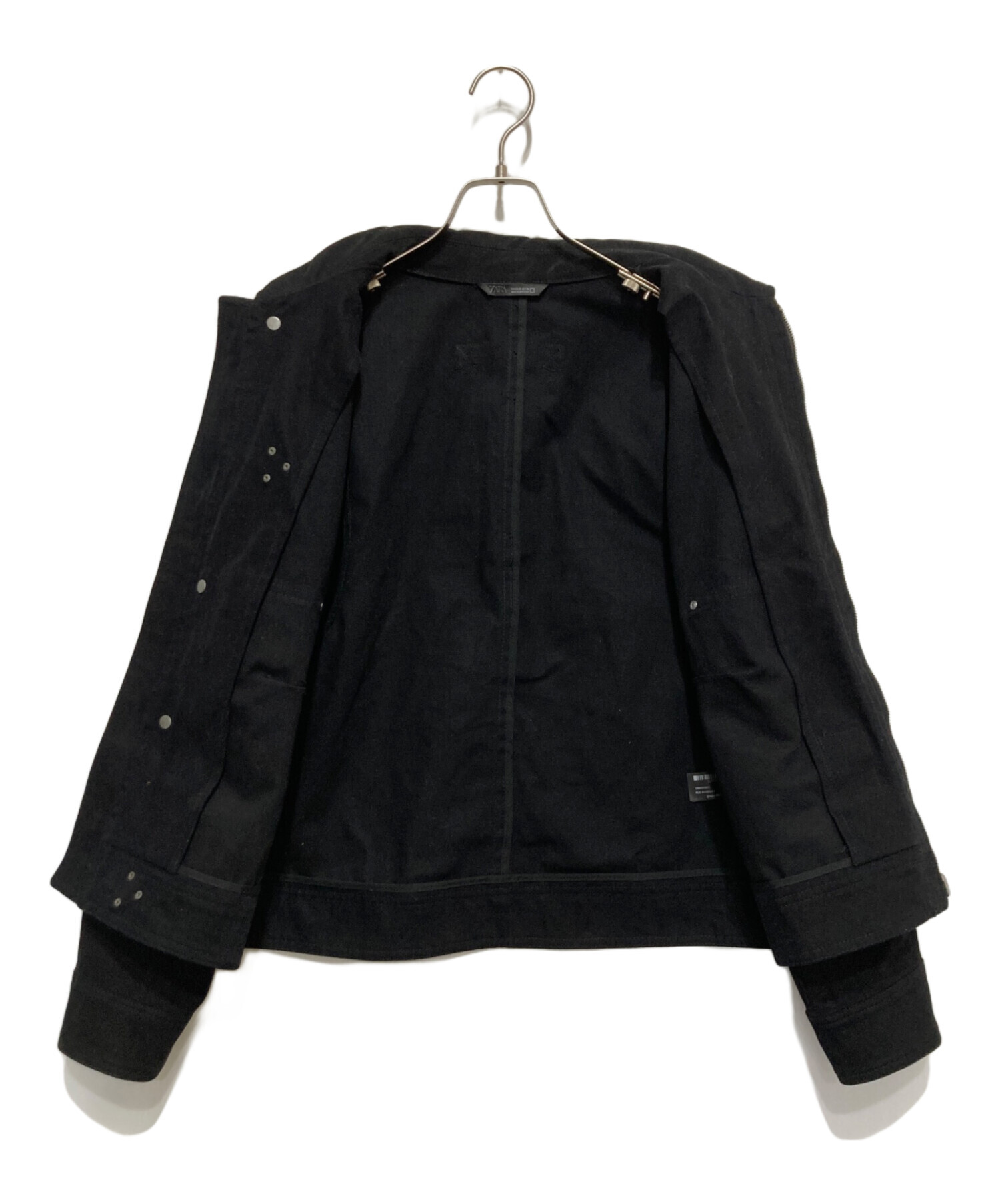 新品未使用品 ZARA ファイヤーマンジャケット 即日発送 S デニム 中古・古着通販】ZARA (ザラ) ファイヤーマンデニムジャケット
