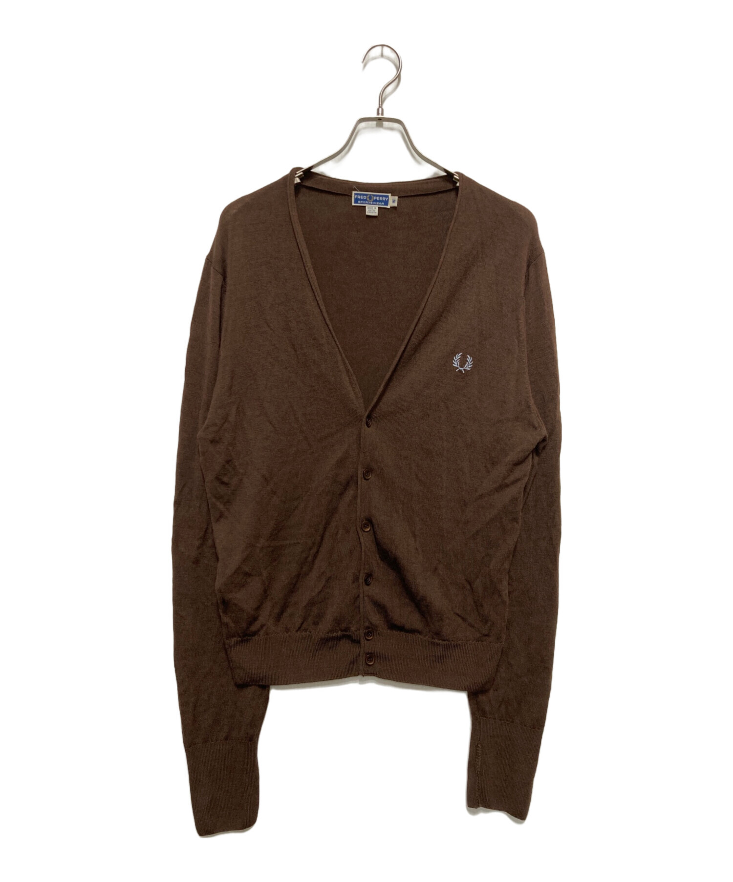 FRED PERRY REISSUES　ウール　カーディガン　イタリア製 中古・古着通販】FRED PERRY SPORT WEAR (フレッドペリー スポーツ