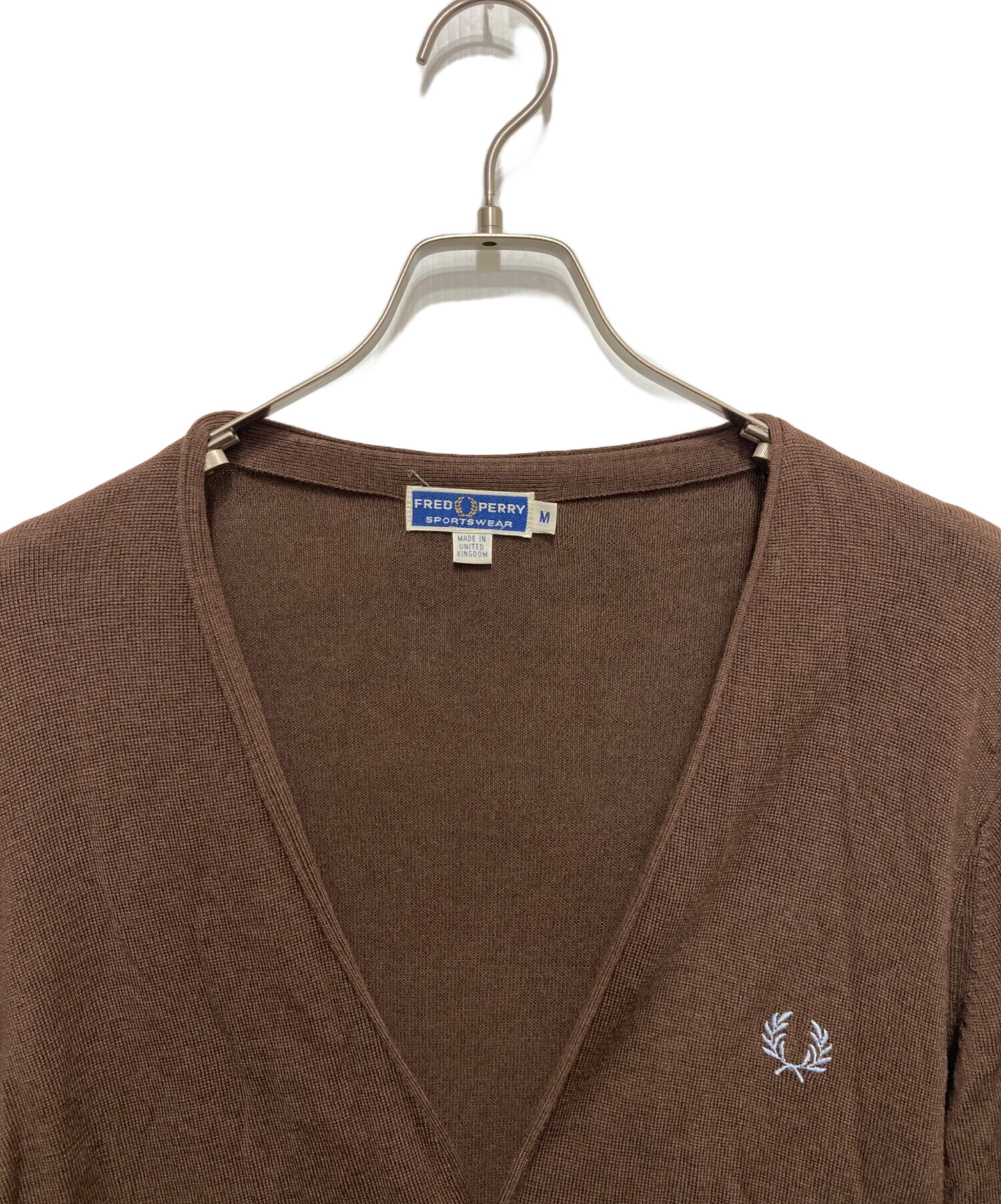 FRED PERRY REISSUES　ウール　カーディガン　イタリア製 中古・古着通販】FRED PERRY SPORT WEAR (フレッドペリー スポーツ