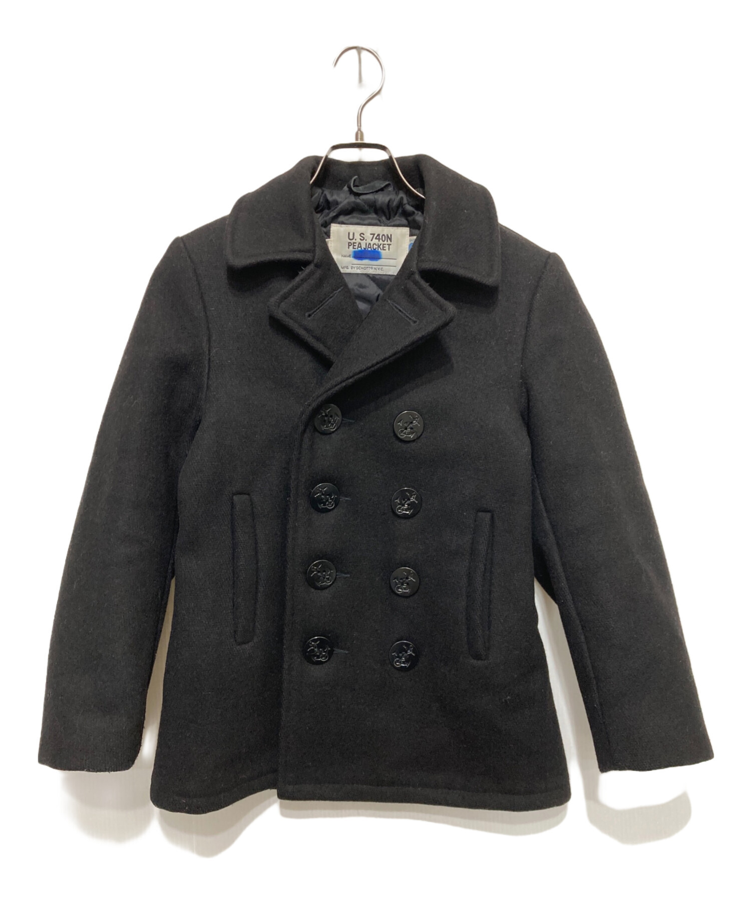 中古・古着通販】Schott (ショット) U.S.740N PEA JACKET ブラック