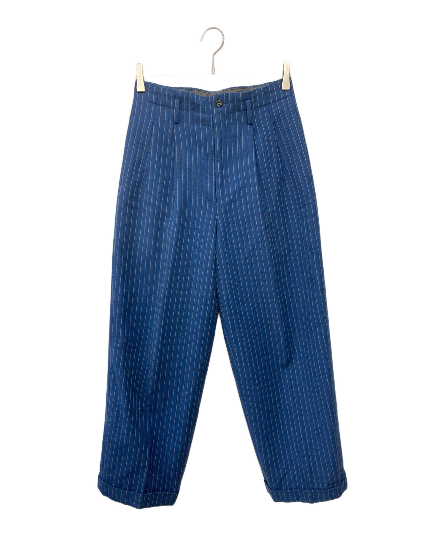 トリコ　コムデギャルソン キュプラ カーゴパンツ S 濃紺 中古・古着通販】tricot COMME des GARCONS (トリココムデギャルソン