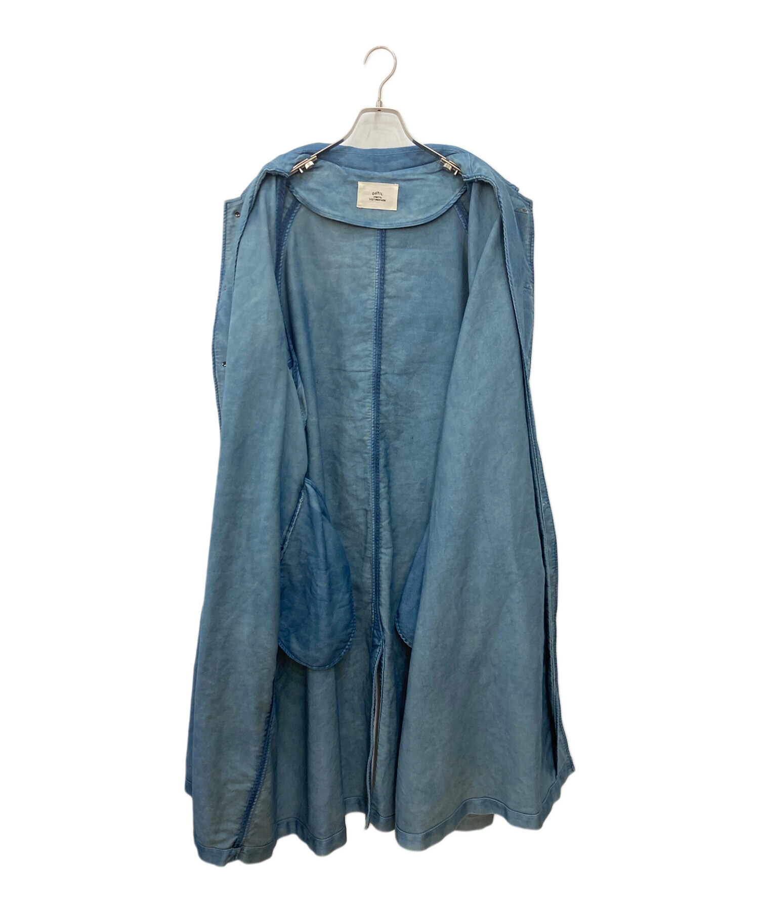 中古・古着通販】OUTIL (ウティ) MANTEAU UZES ブルー サイズ:3