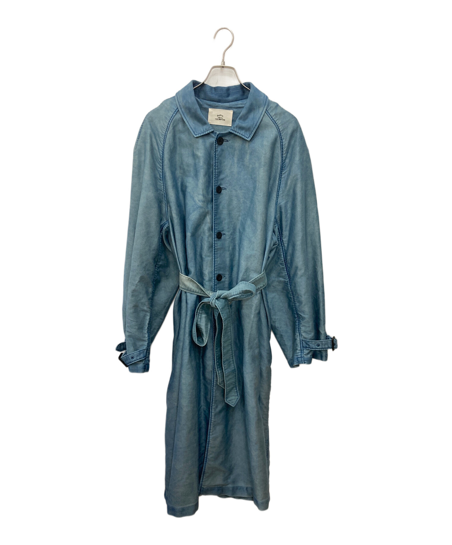中古・古着通販】OUTIL (ウティ) MANTEAU UZES ブルー サイズ:3