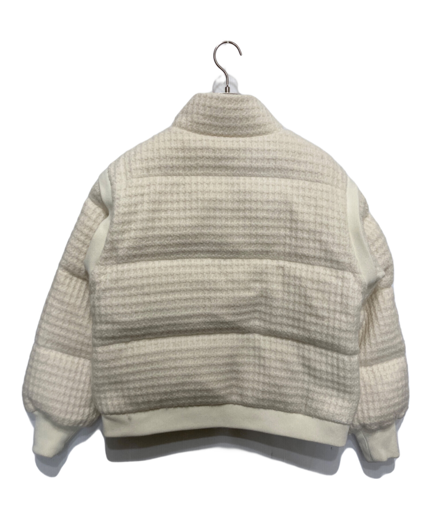 ジャケット・アウター thetoe Brandenburg Tweed Down ivory 中古・古着通販】THE TOE (ザ・トゥー) Brandenburg Tweed Down