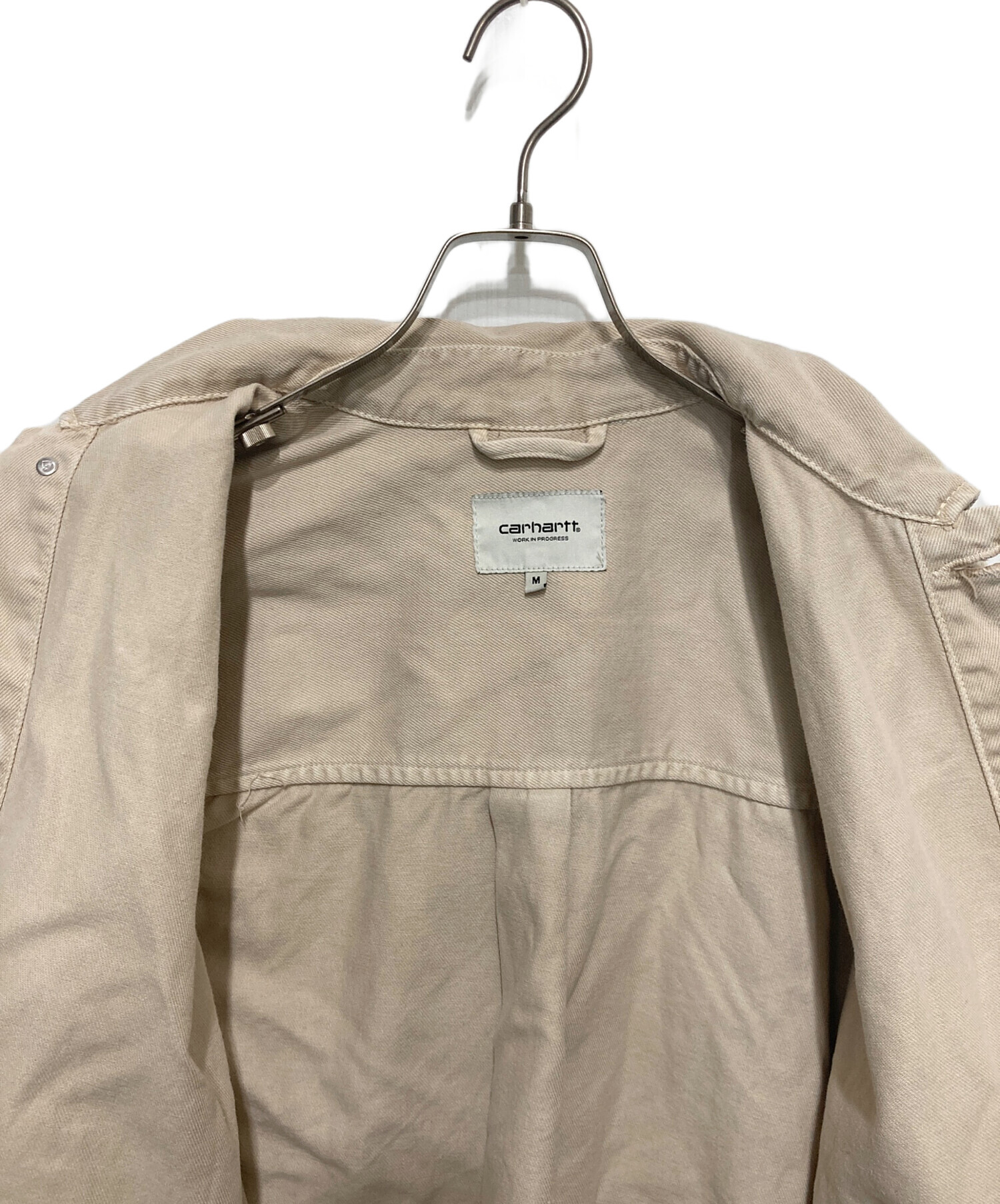 Carhartt ベージュ コットンジャケット 中古・古着通販】CARHARTT WIP (カーハート ワーク イン プログレス