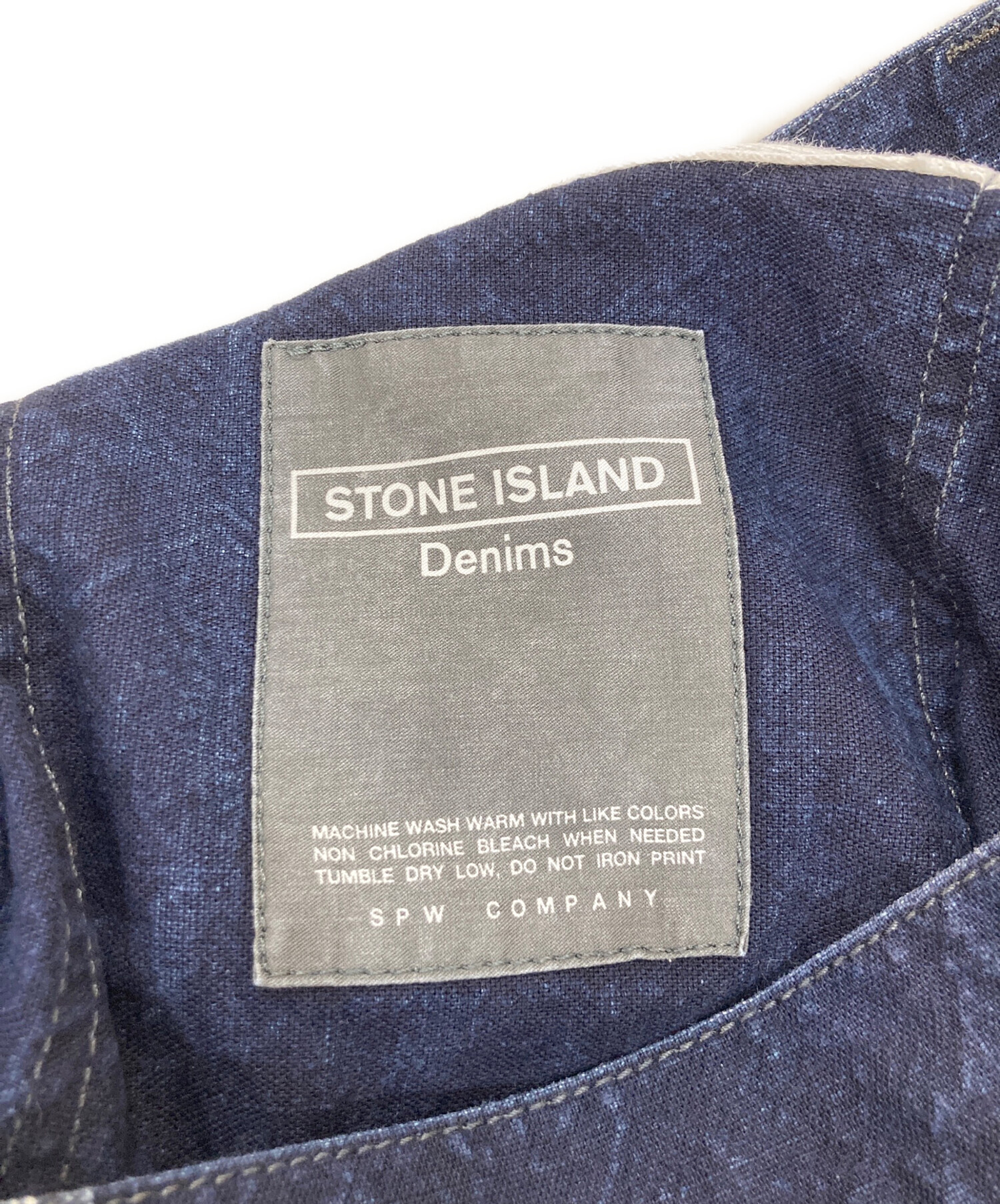 中古・古着通販】STONE ISLAND (ストーンアイランド) ロゴ刺繍デニム