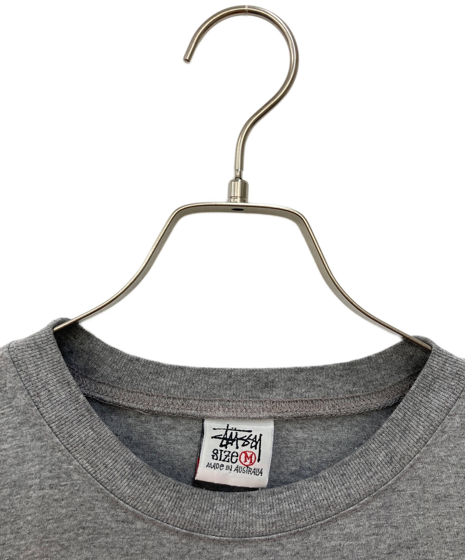 Stüssy ダークグレー ロゴ刺繍 シャツ Lサイズ 中古・古着通販】stussy (ステューシー) ワンポイントクラウン刺繍T