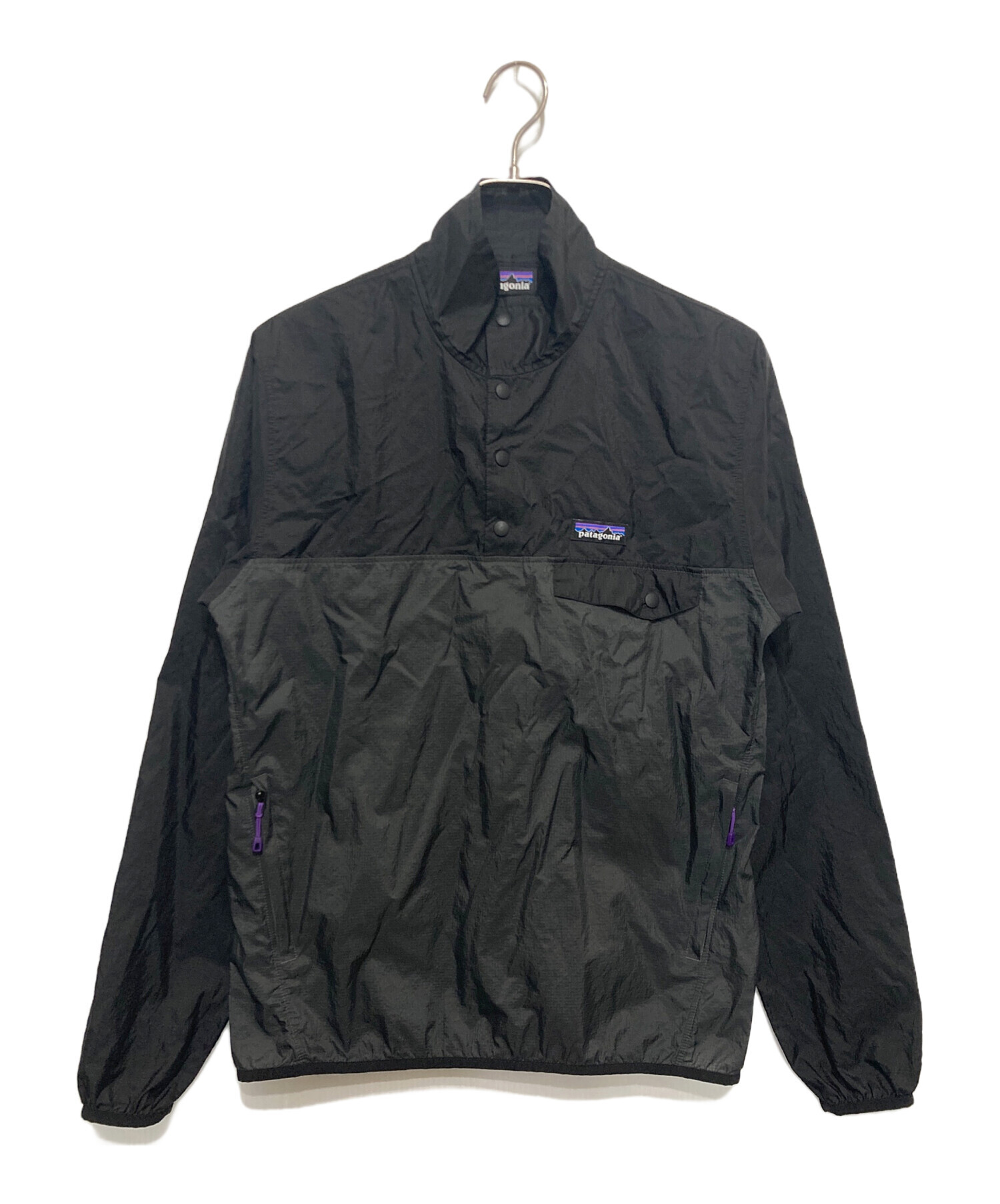 パタゴニア　廃盤モデル フーディニ プルオーバー 【S】ネイビー×ブルー 中古・古着通販】Patagonia (パタゴニア) フーディニ・スナップT・プル