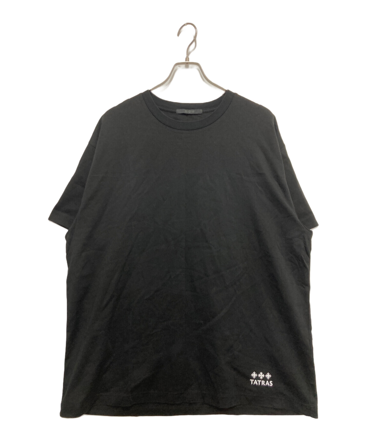 中古・古着通販】TATRAS (タトラス) バックプリントTシャツ ブラック
