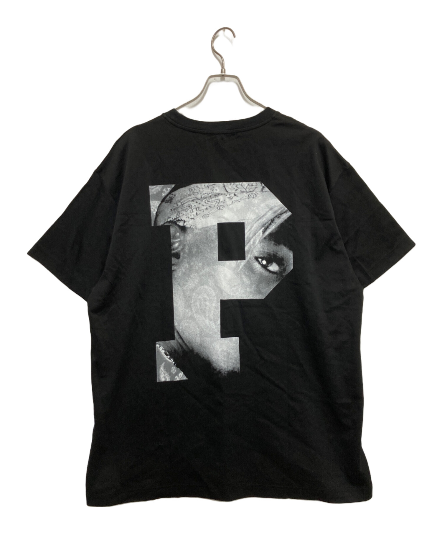 中古・古着通販】TATRAS (タトラス) バックプリントTシャツ ブラック